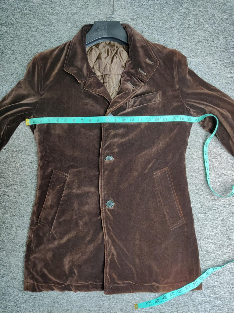 PPFM Vintage 90s PPFM Velvet Single Breasted Coat Size US L / EU 52-54 / 3 - 17 Thumbnail