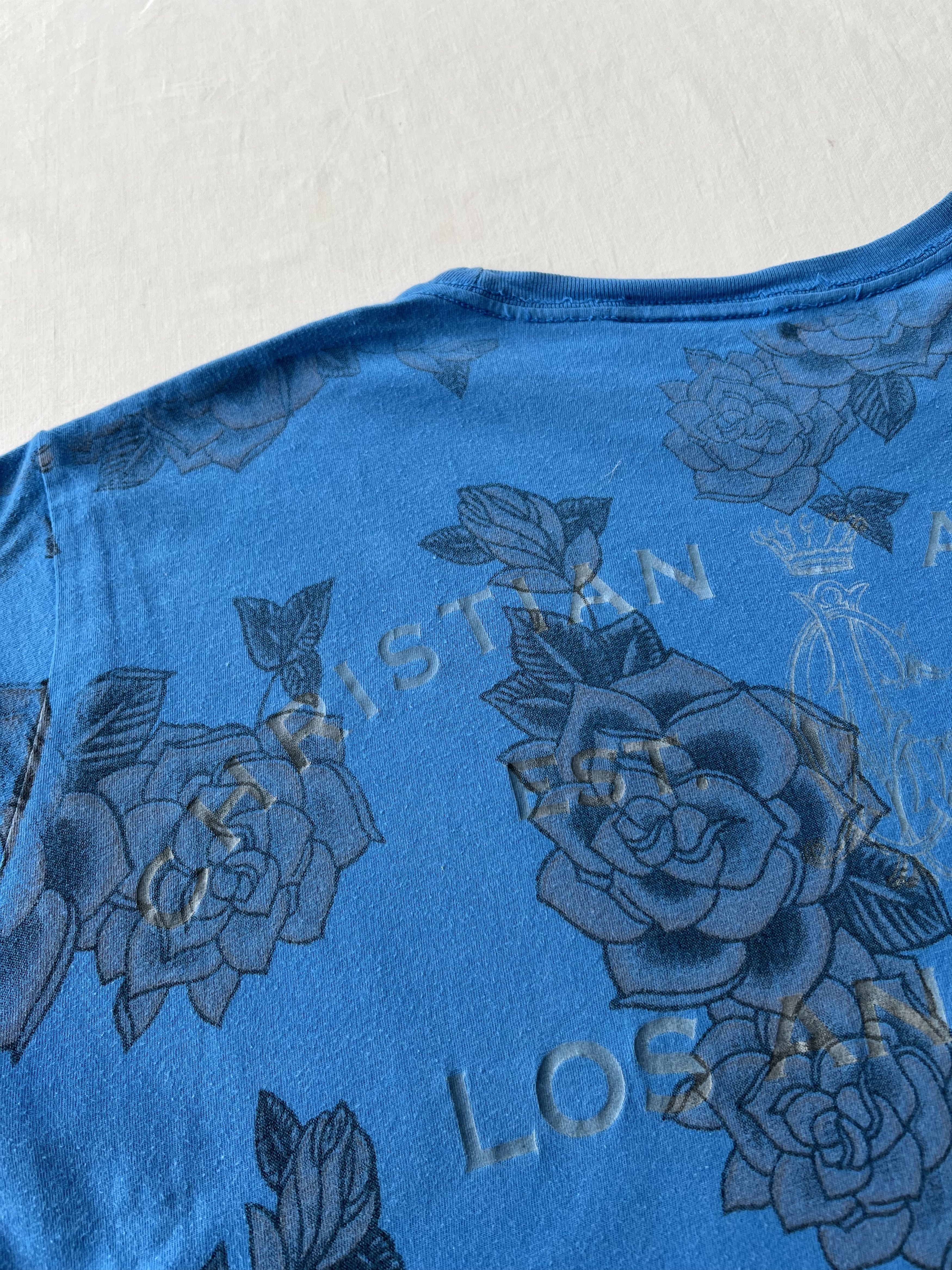 Christian Audigier Christian Audigier Ed Hardy Snake Rose Tattoo Y2k T-shirt Size US M / EU 48-50 / 2 - 17 Thumbnail