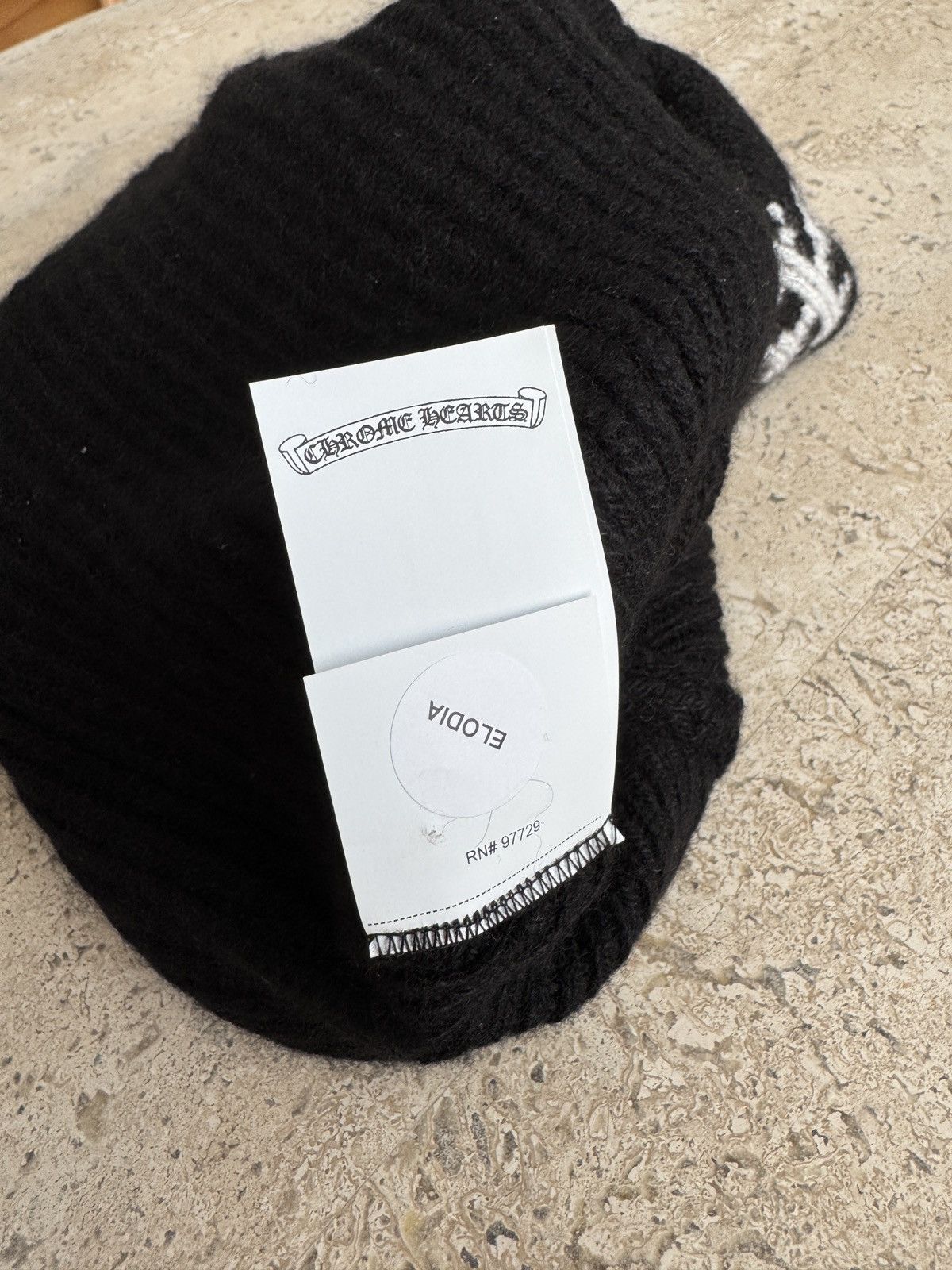 Chrome Hearts Chrome Hearts NYC Big Daddy Cashmere Beanie Size ONE SIZE - 19 Thumbnail
