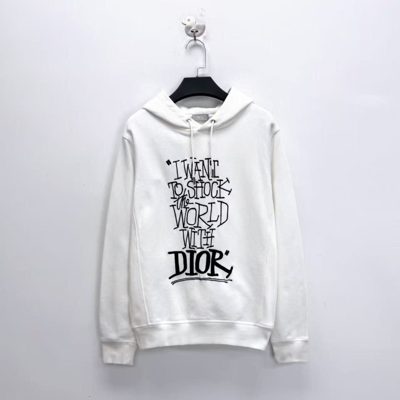 Dior Dior x Stussy Embroidered Logo Hoodie Size US XXS / EU 40 - 1 Thumbnail