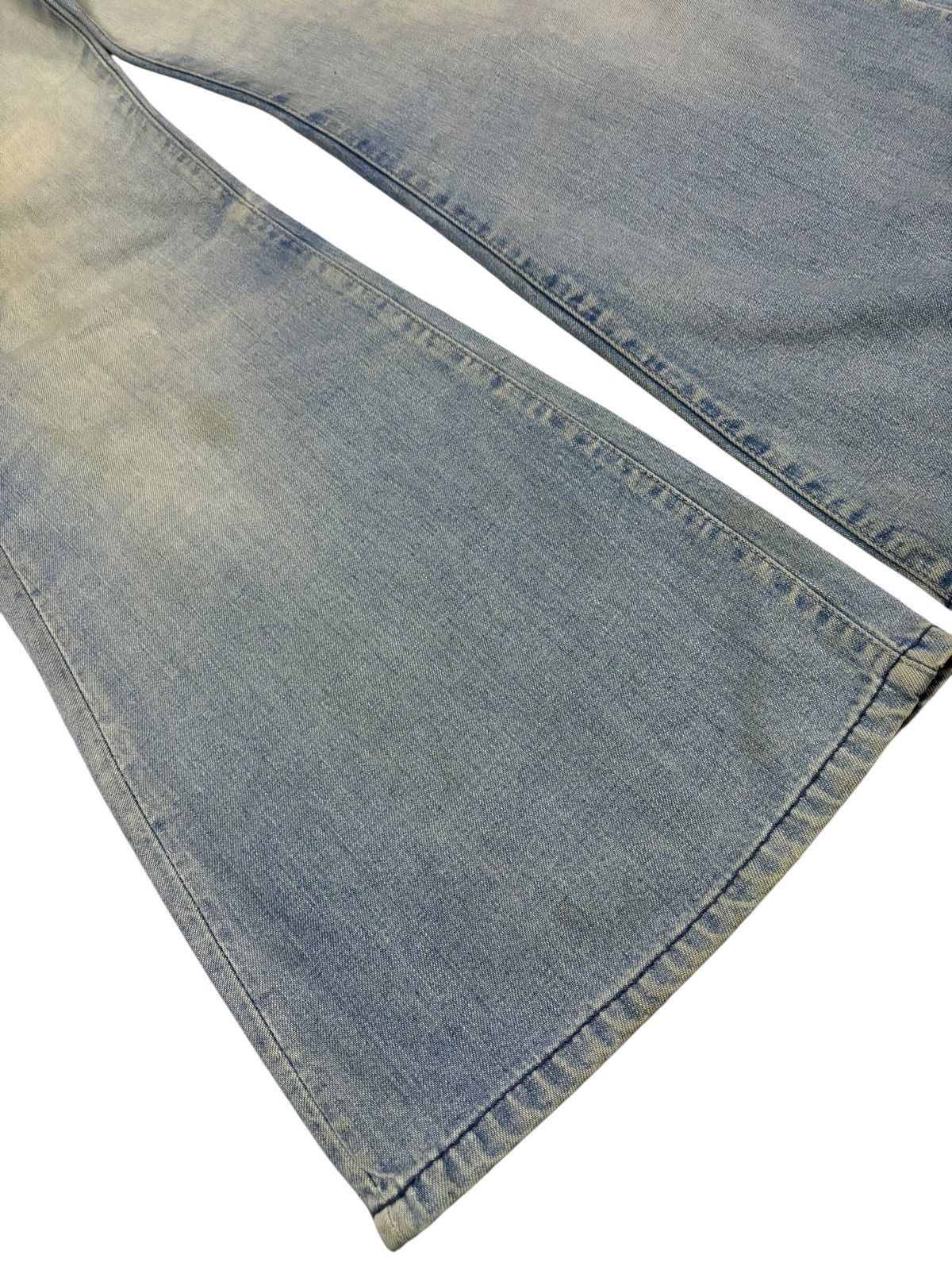 Other Vtg 80s Wrangler Japan Flared Distressed Jeans Size US 30 / EU 46 - 3 Thumbnail