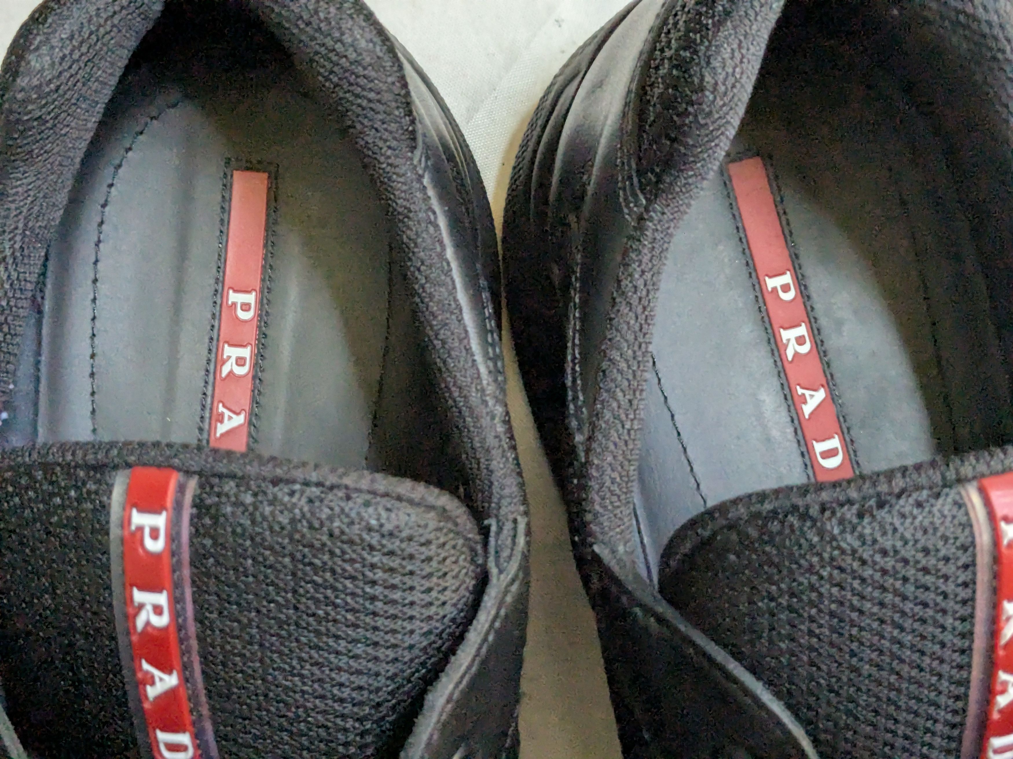 Prada Prada America's Cup Sneakers Black Red 11 Low Tops Size US 11 / EU 44 - 8 Thumbnail