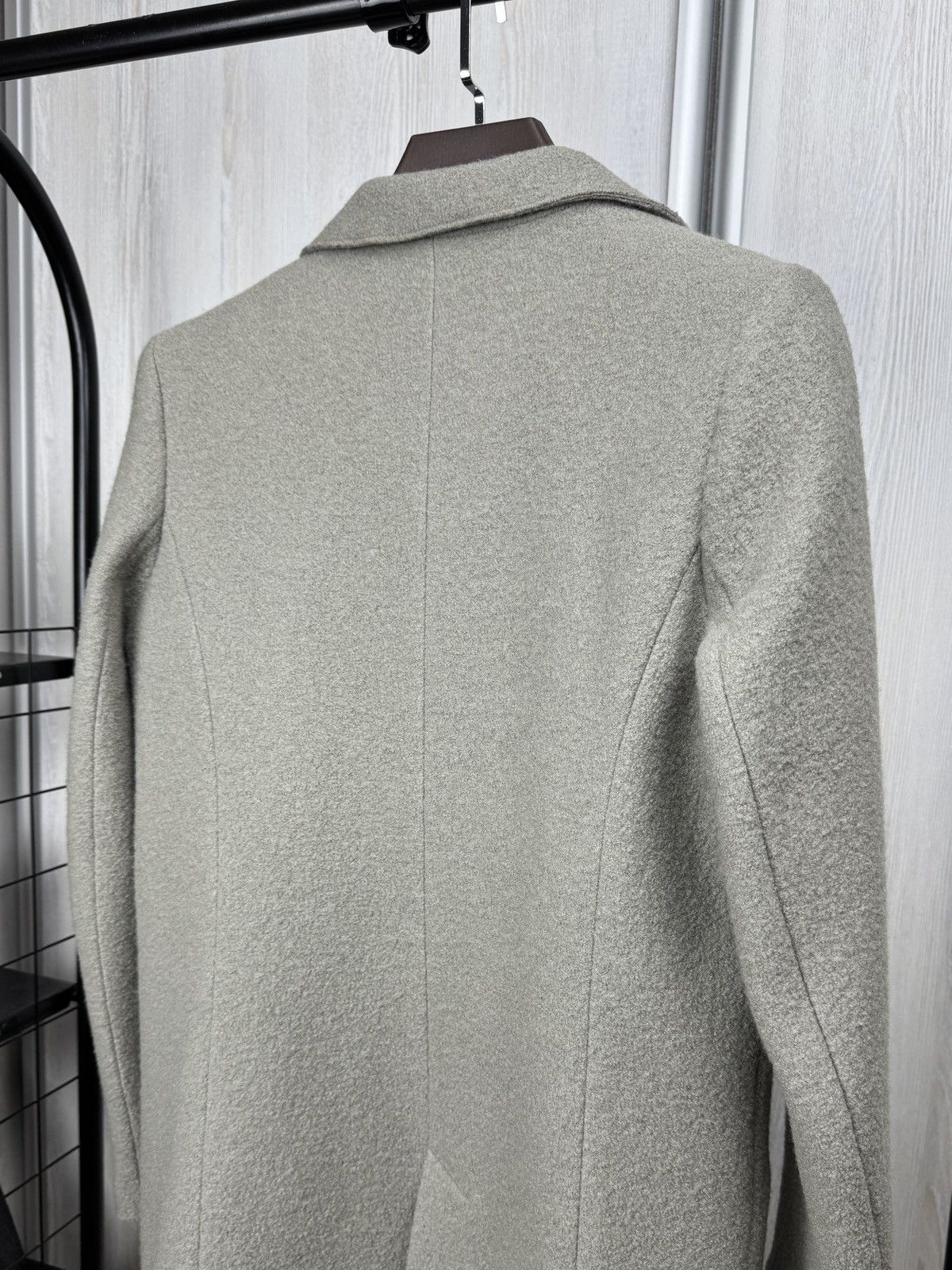 CLOSED Closed Pure Pori Italian Fabric Wool grey coat size M Size M / US 6-8 / IT 42-44 - 8 Thumbnail