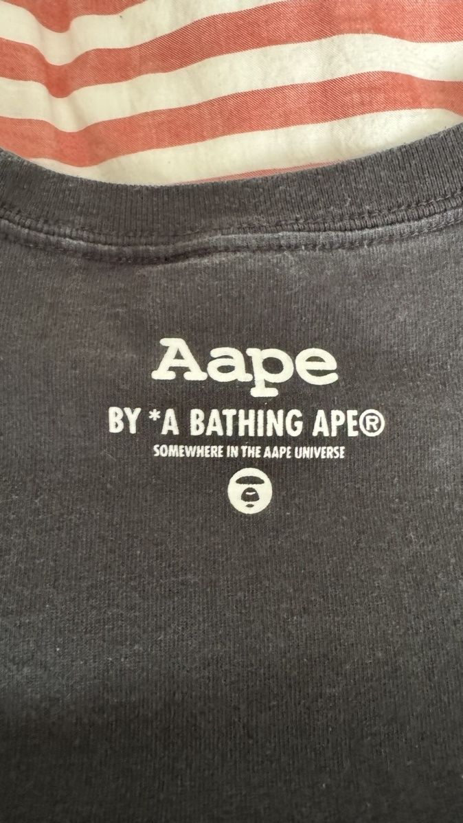 Aape × Bape AAPE LOGO PATCH POCKET TEE Size US M / EU 48-50 / 2 - 4 Thumbnail