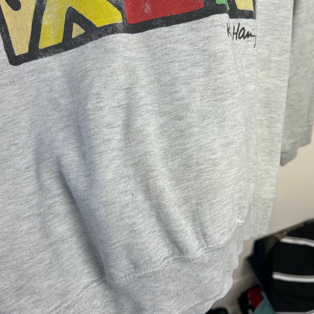 Keith Haring Vintage Kaith Haring Designer 90s rare streetwear sweatshirt Size US L / EU 52-54 / 3 - 10 Thumbnail