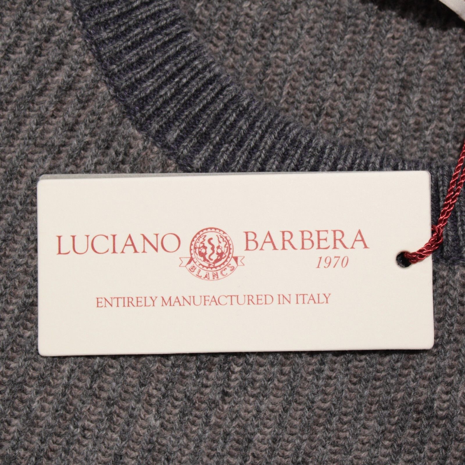 Luciano Barbera Luciano Barbera Sweater Size US M in Gray Size US M / EU 48-50 / 2 - 2 Thumbnail