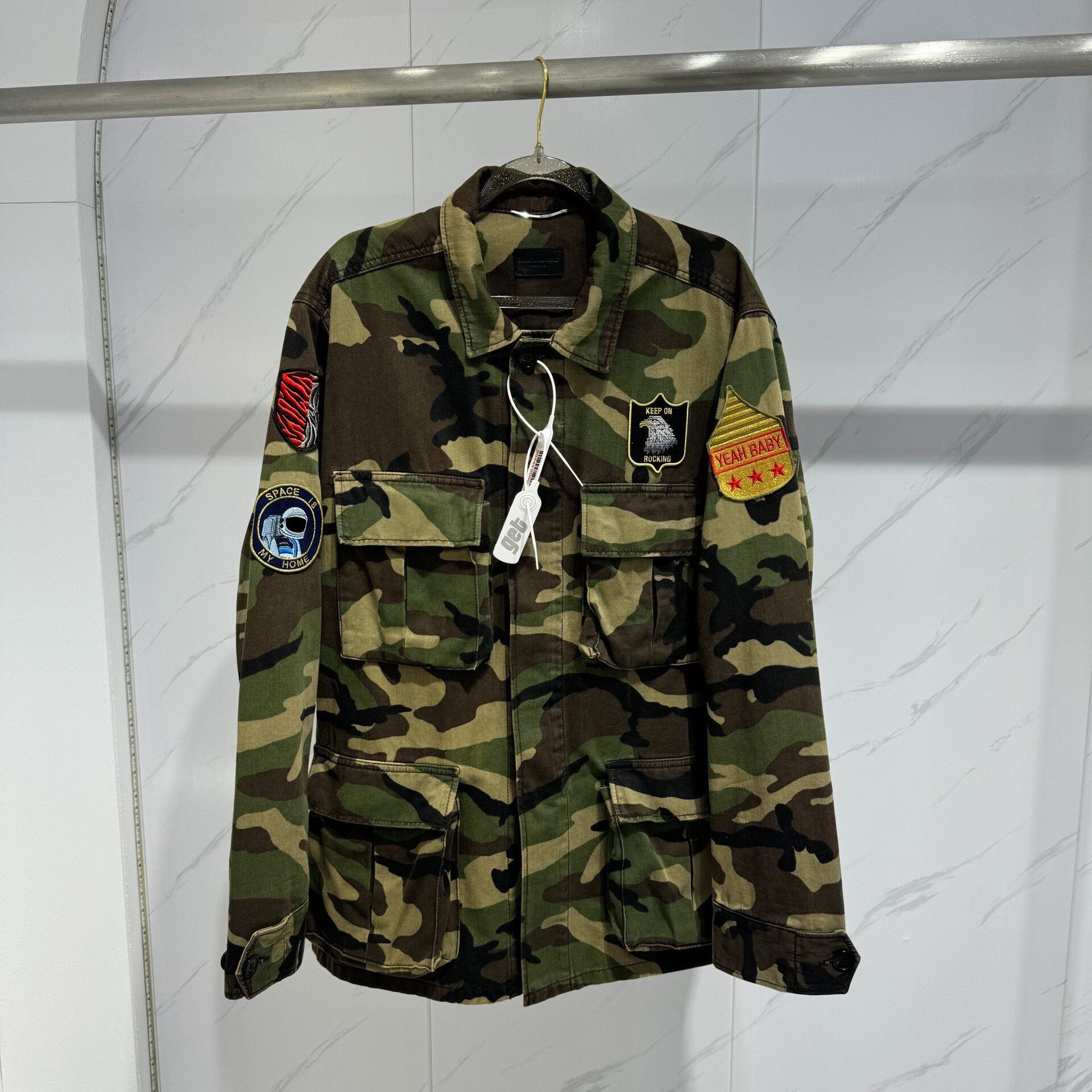 Saint Laurent Paris Saint Laurent SLP Camo Jacket – Size S WWWW02609 ...