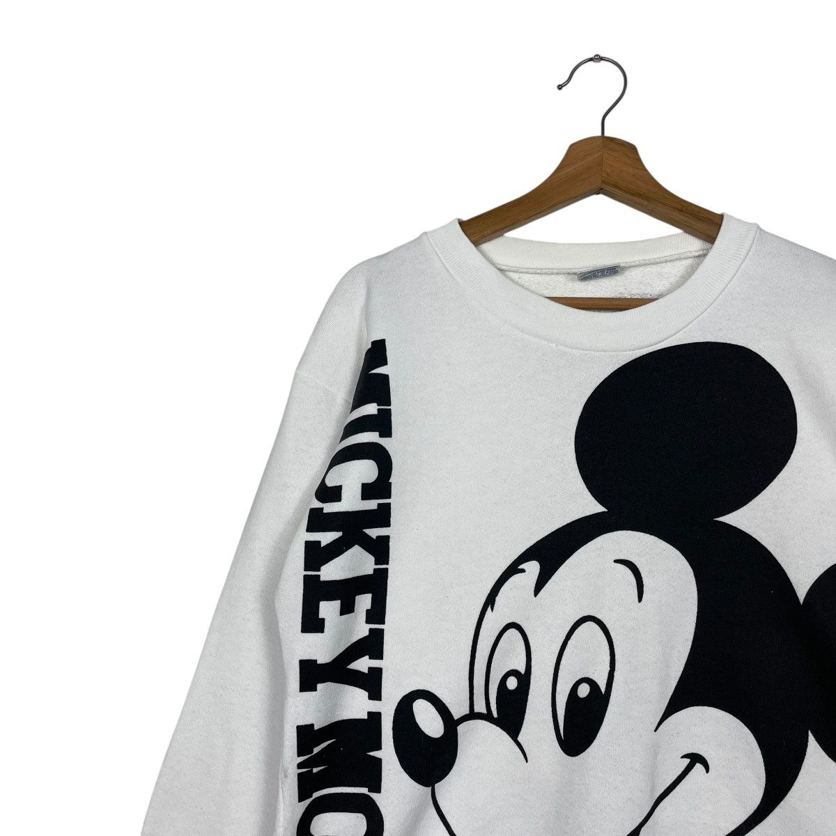 Disney Vtg 80s Disney Mickey Mouse Big Print Crewneck Sweatshirt Size US S / EU 44-46 / 1 - 6 Thumbnail