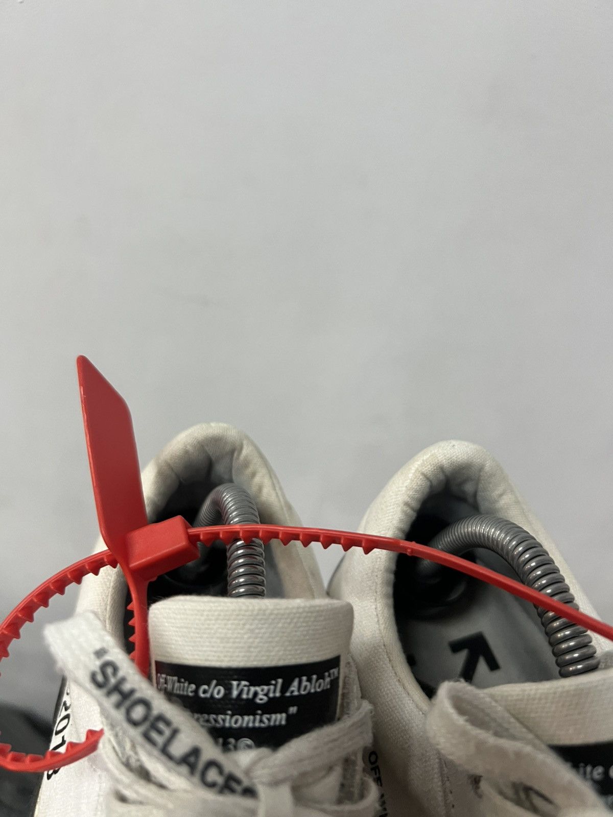 Off-White Off White Vulcanized Sneaker Shoes White Size US 5.5 / EU 38 - 7 Thumbnail