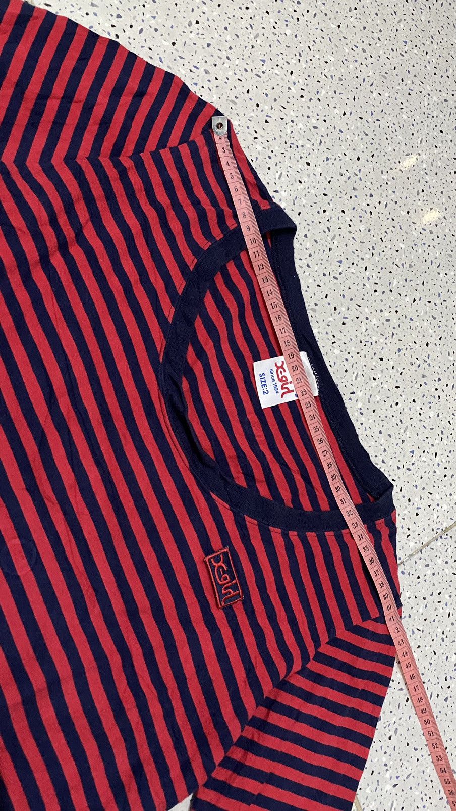 X-Girl X-Girl Japanese Brand Stripe Longsleeve Size S / US 4 / IT 40 - 12 Thumbnail