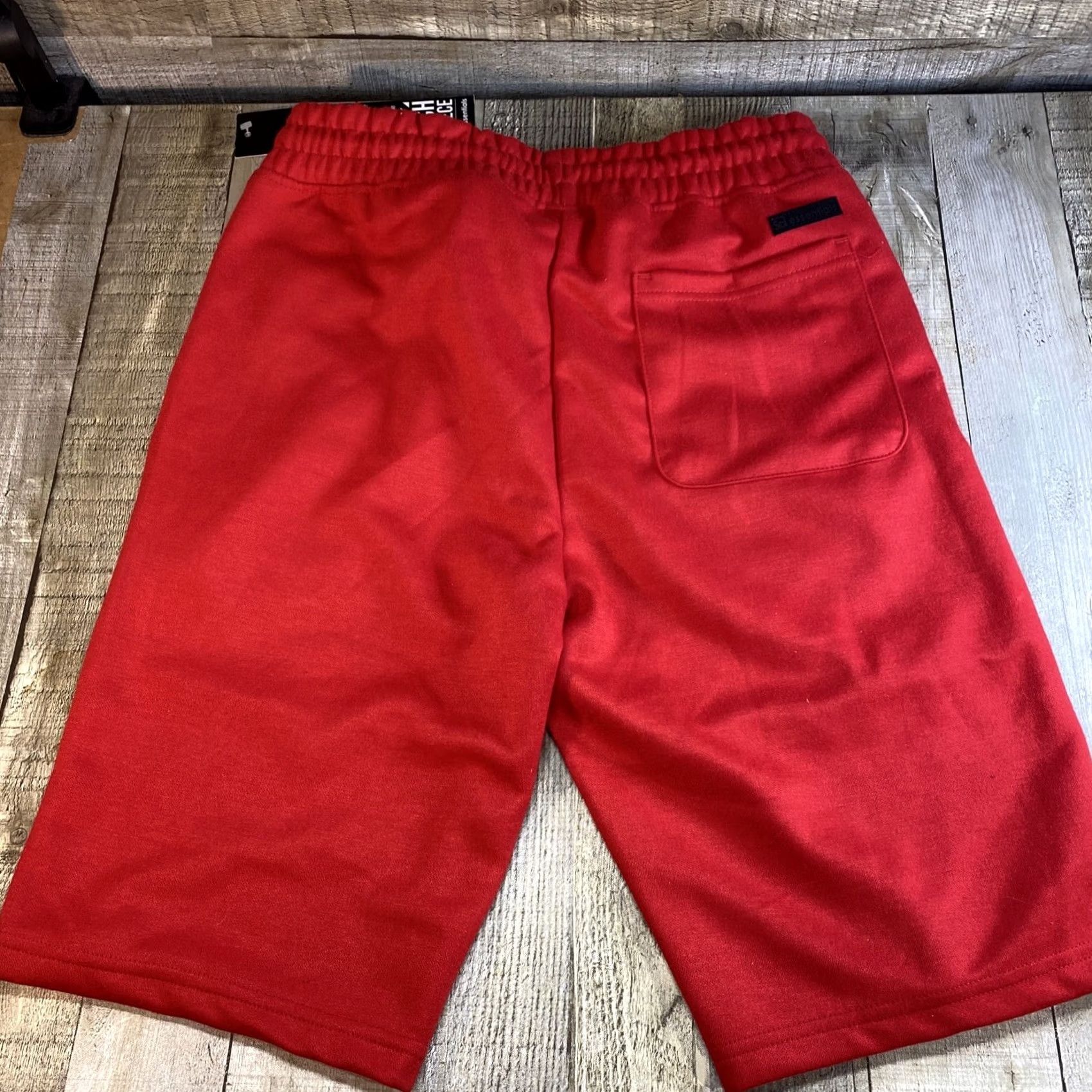 Essentials Men Essentials Tech fleece Fleece Shorts Athletic Activewear Men S Red Size US 29 - 5 Thumbnail