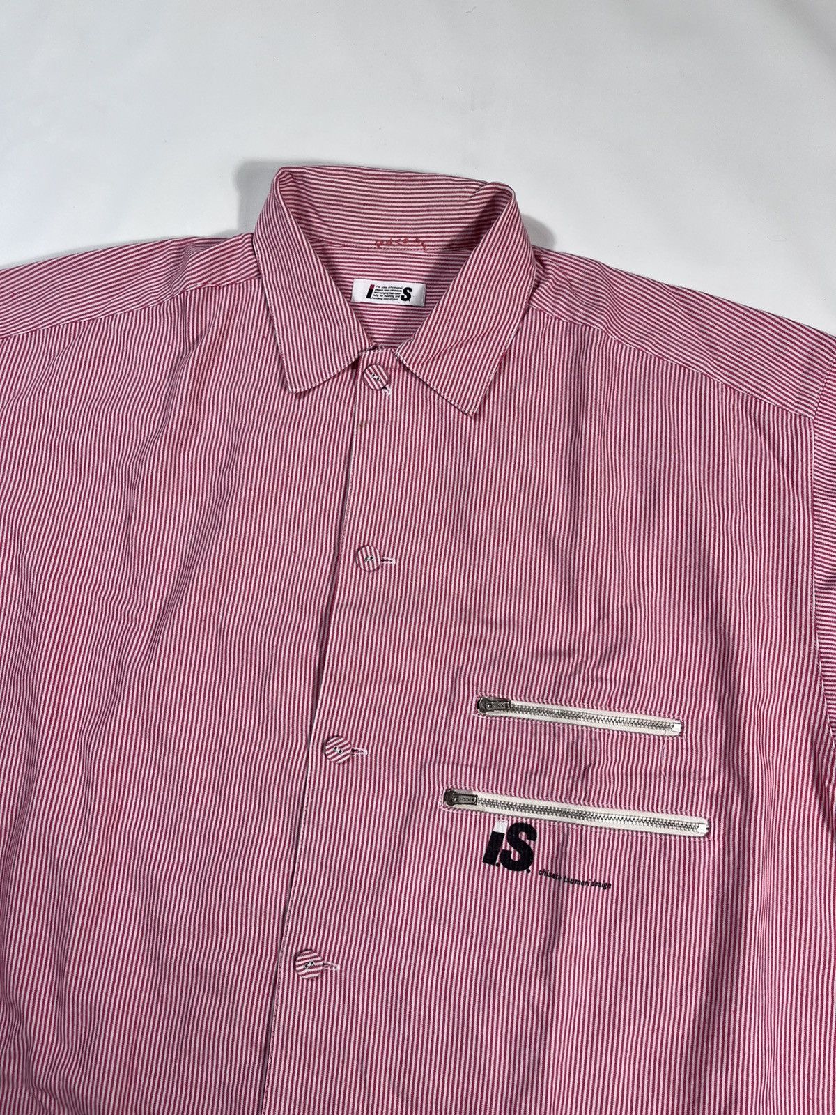 Issey Miyake VINTAGE ISSEY MIYAKE X TSUMORI CHISATO STRIPE SHIRT Size US XL / EU 56 / 4 - 2 Thumbnail