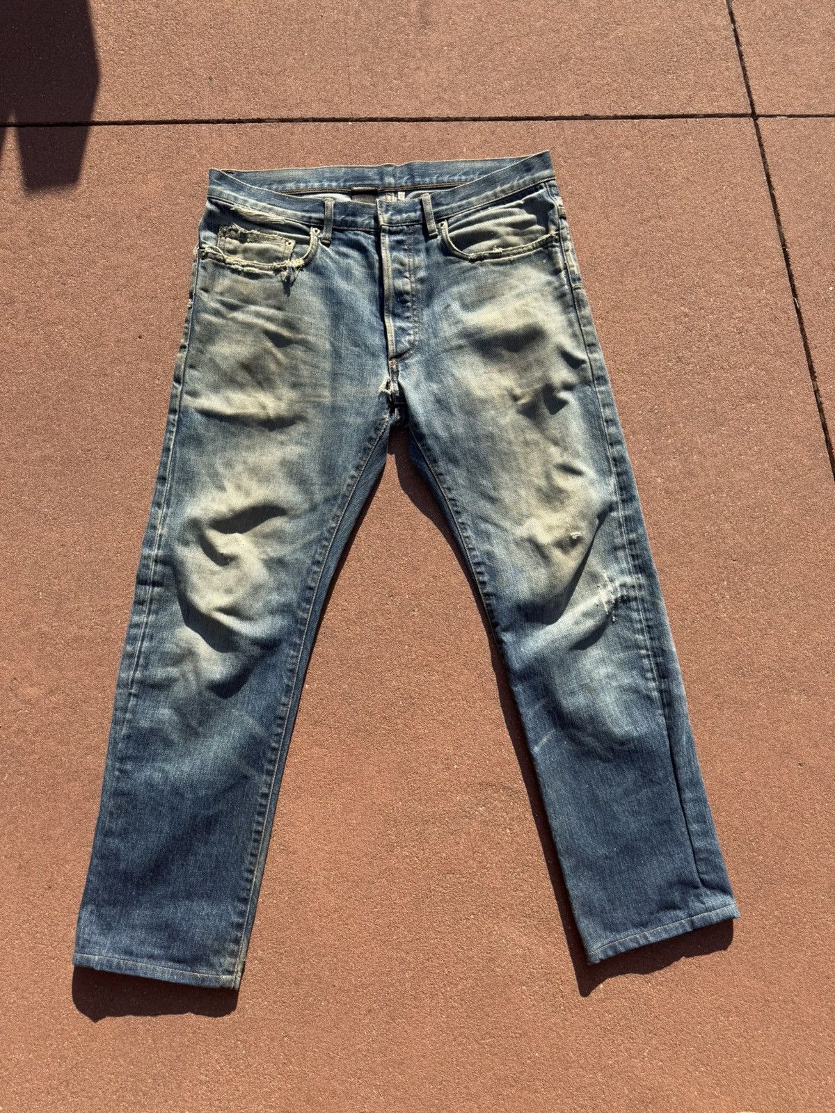パンツ hard faded clawmark denim Clawmark Denim | Grailed