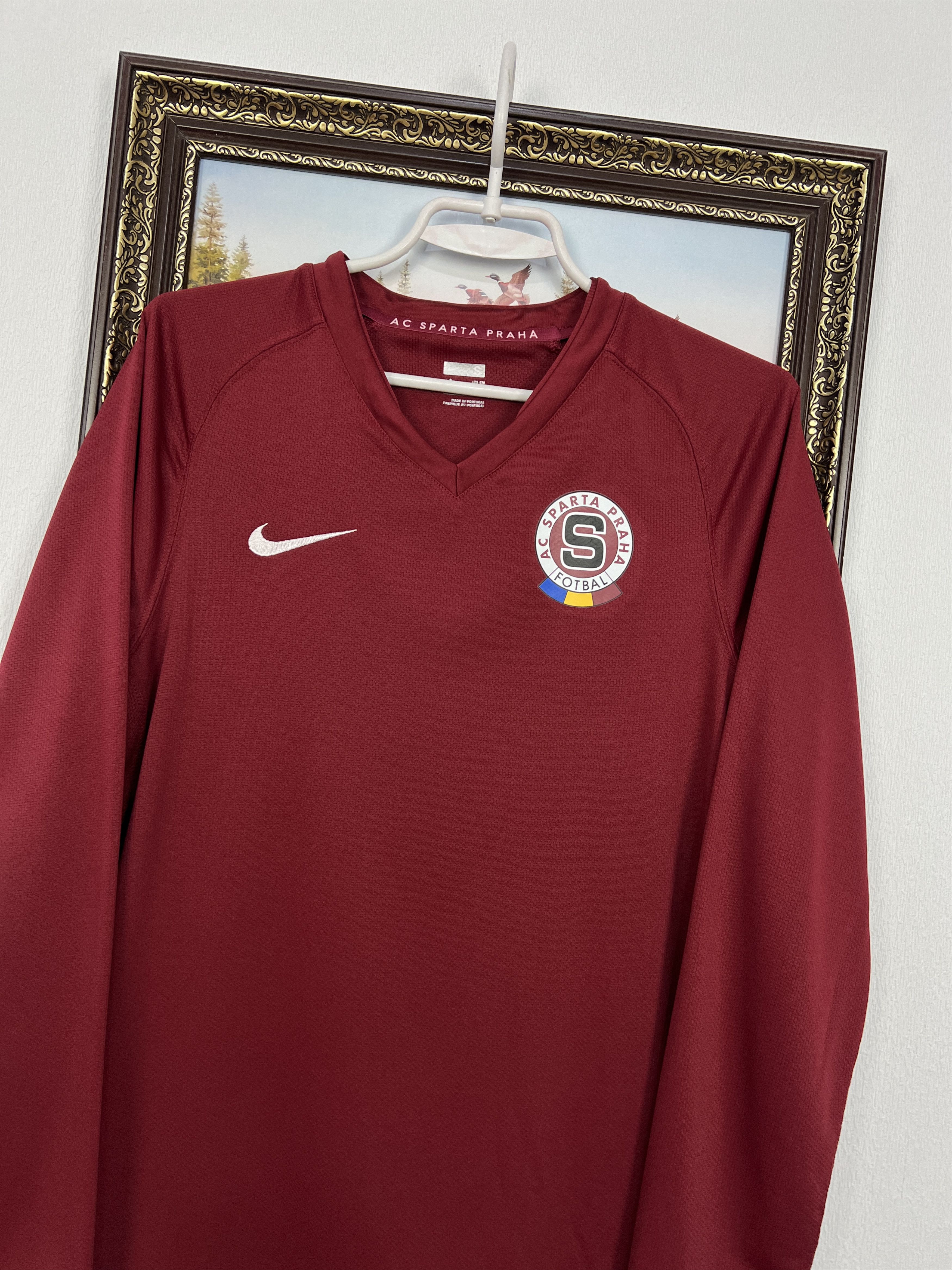 Nike Sparta Praha football Shirt 2008 Soccer Nike Long Sleeve Size US S / EU 44-46 / 1 - 3 Thumbnail