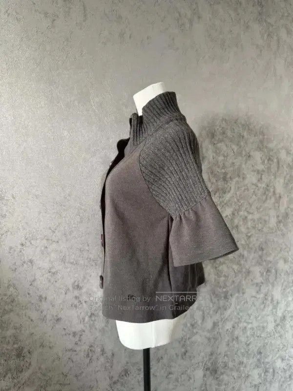 Burberry Burberry Gray Short Cardigan for Women. Size M / US 6-8 / IT 42-44 - 4 Thumbnail