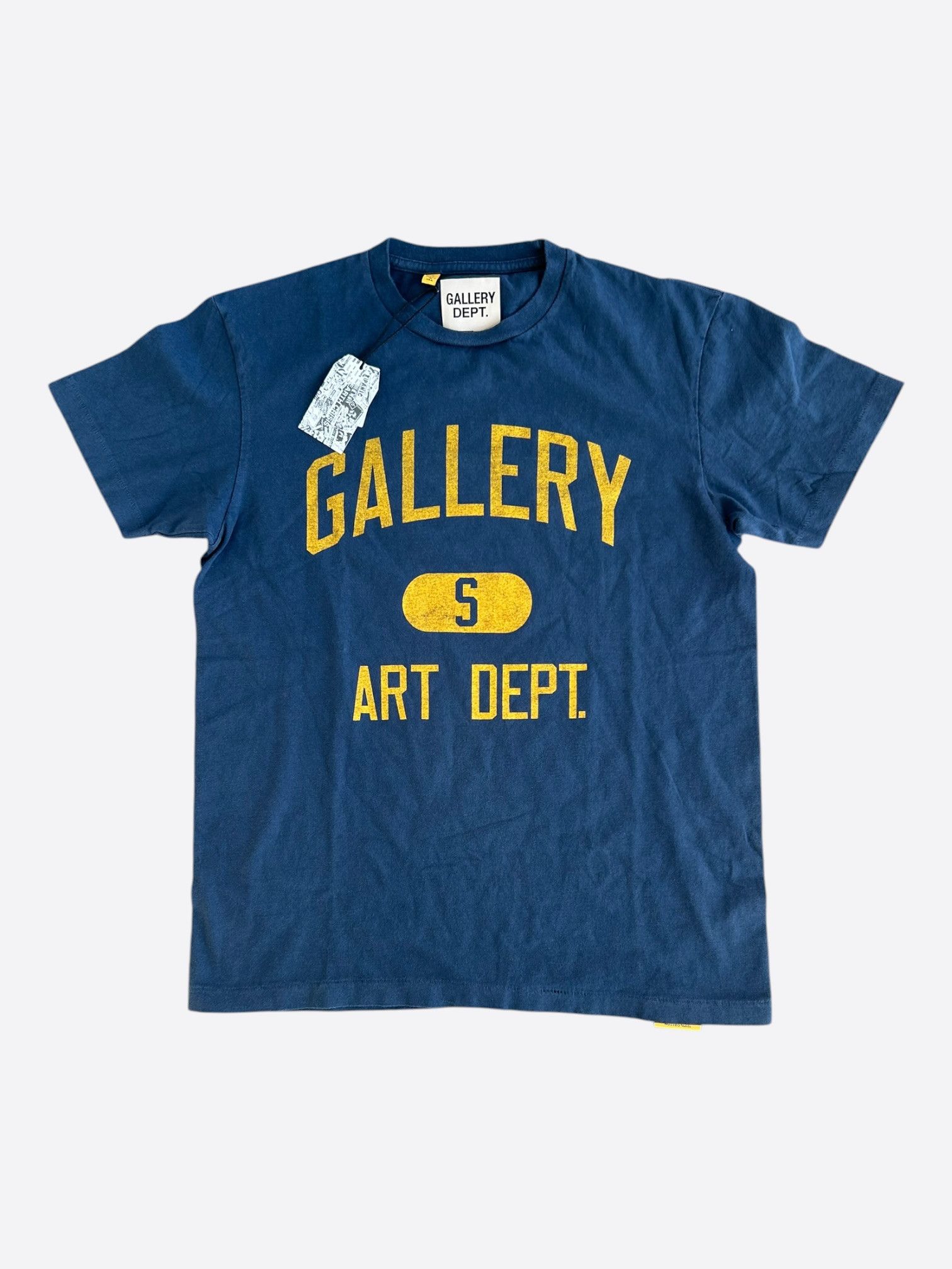 Gallery Dept. Gallery Dept. Navy/Yellow T-Shirt | Grailed