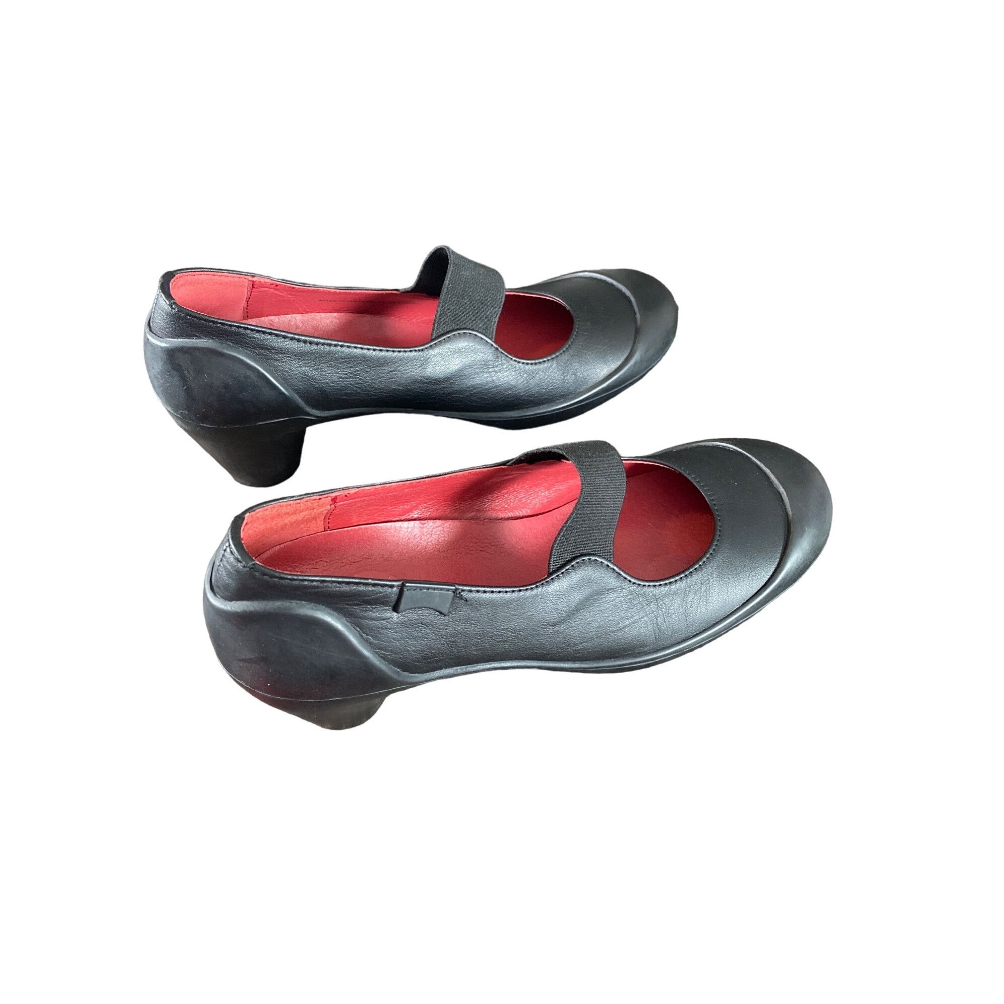 Camper CAMPER WOMEN'S BLACK MINNIE ROUND TOE MARY-JANE HEELS SZ 38 Size US 8 / IT 38 - 4 Thumbnail