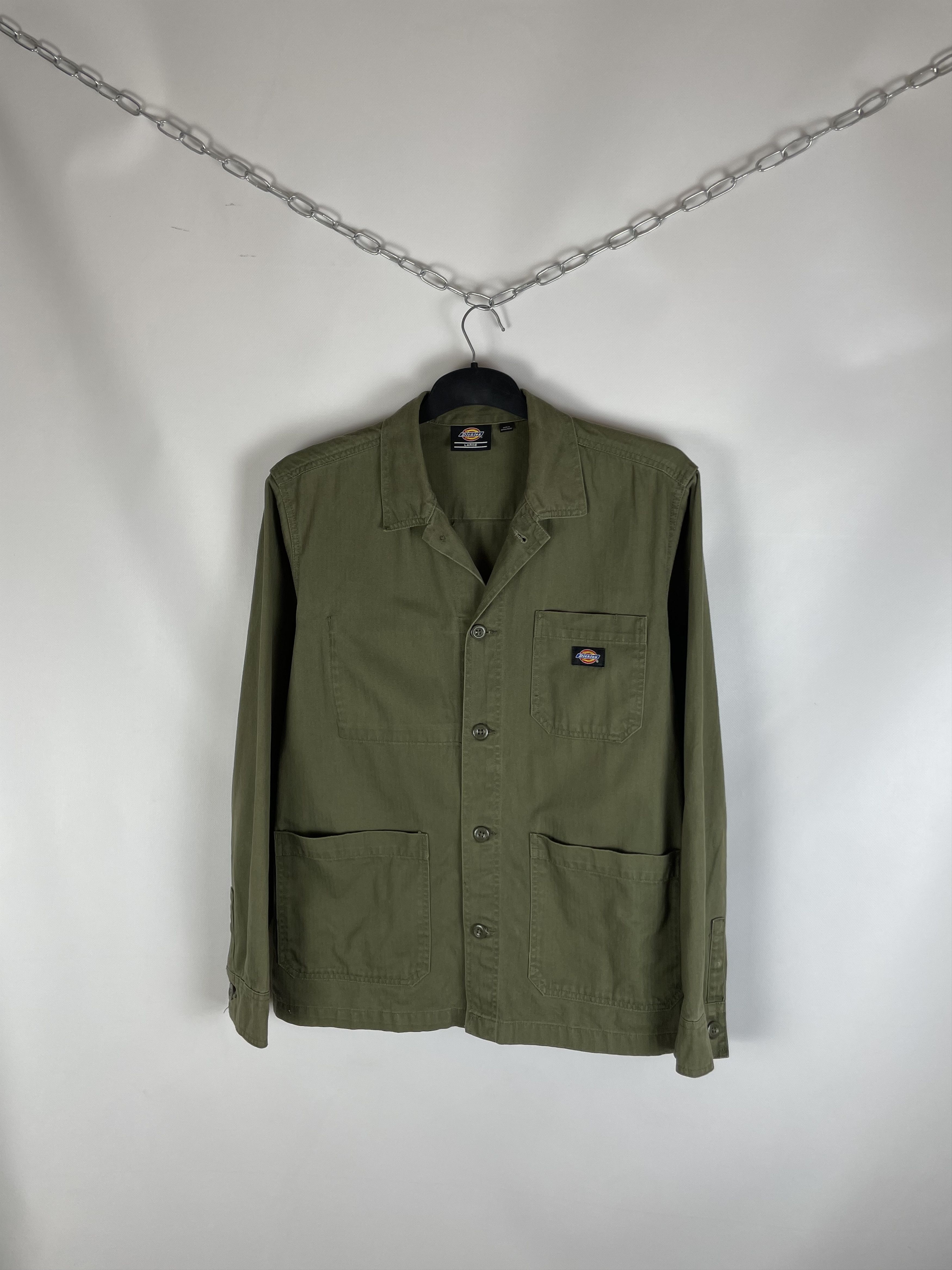 Dickies Vintage Dickies Work Overshirt Pockets Jacket Size US L / EU 52-54 / 3 - 2 Thumbnail