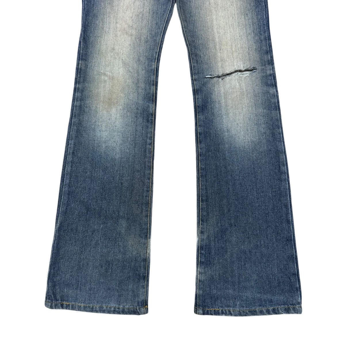 JACKROSE Jackrose Distressed Denim Flare Jeans Size US 30 / EU 46 - 8 Thumbnail