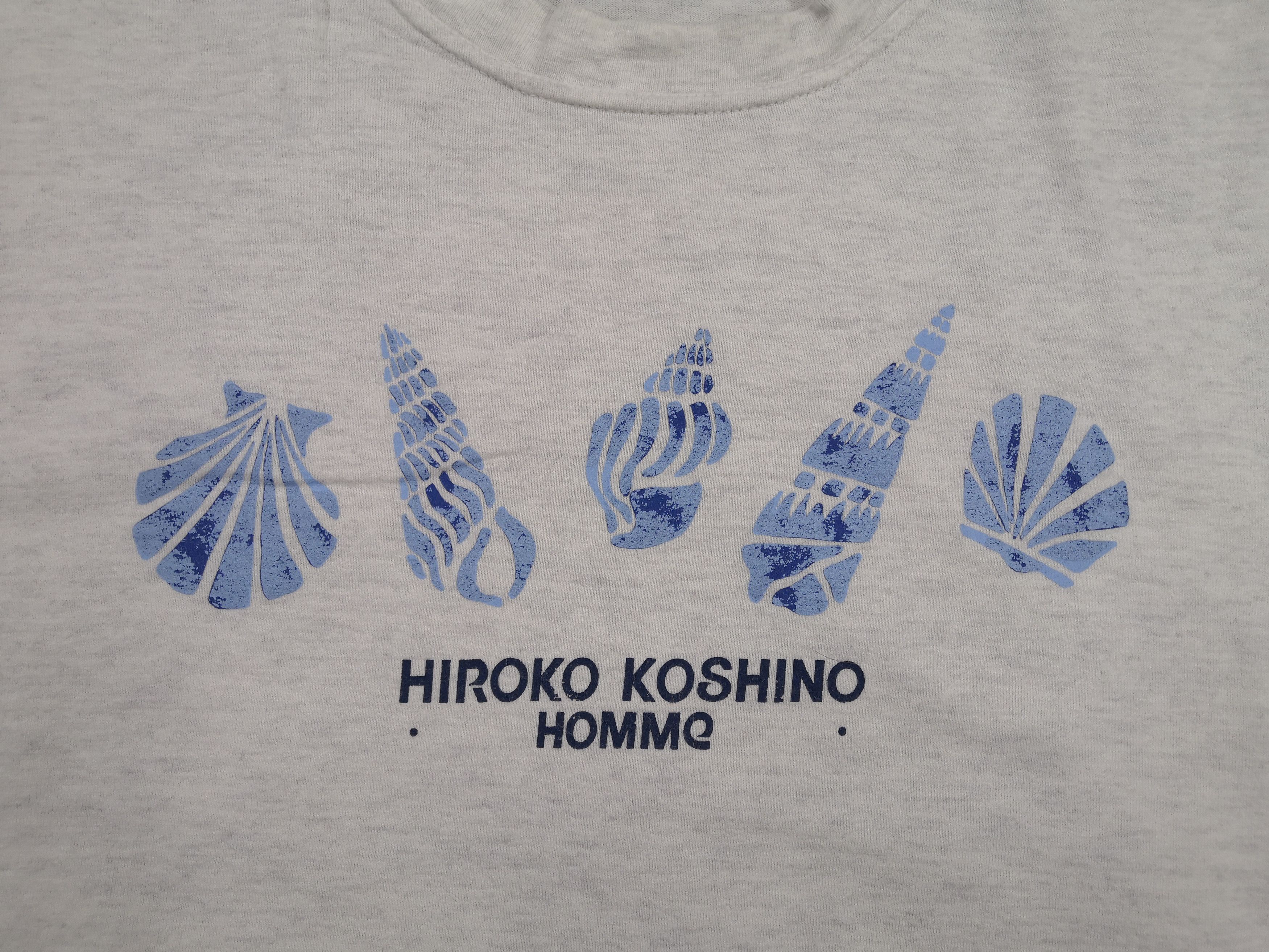 Hiroko Koshino Homme Vintage 90s Hiroko Koshino Homme T-shirt Japanese Crewneck Size US M / EU 48-50 / 2 - 4 Thumbnail
