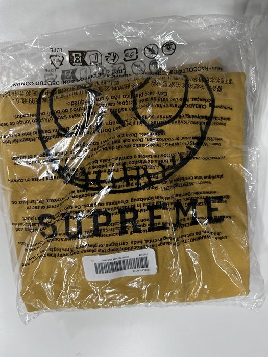 Supreme Supreme Skeleton Tee Mustard Size XL | Grailed