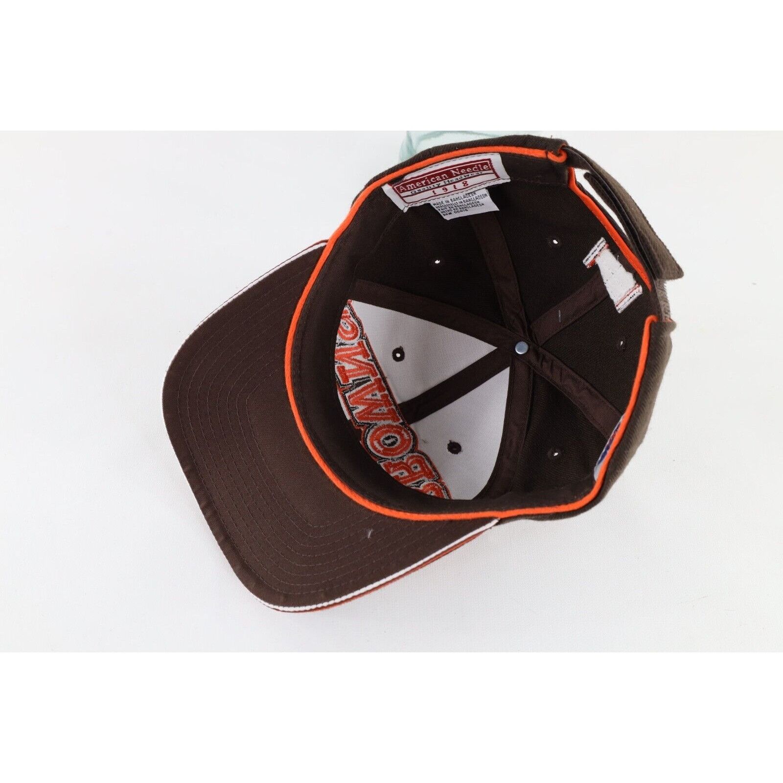 American Needle × Vintage Vintage 90s Spell Out Arch Letter Cleveland Browns Hat Size ONE SIZE - 7 Thumbnail