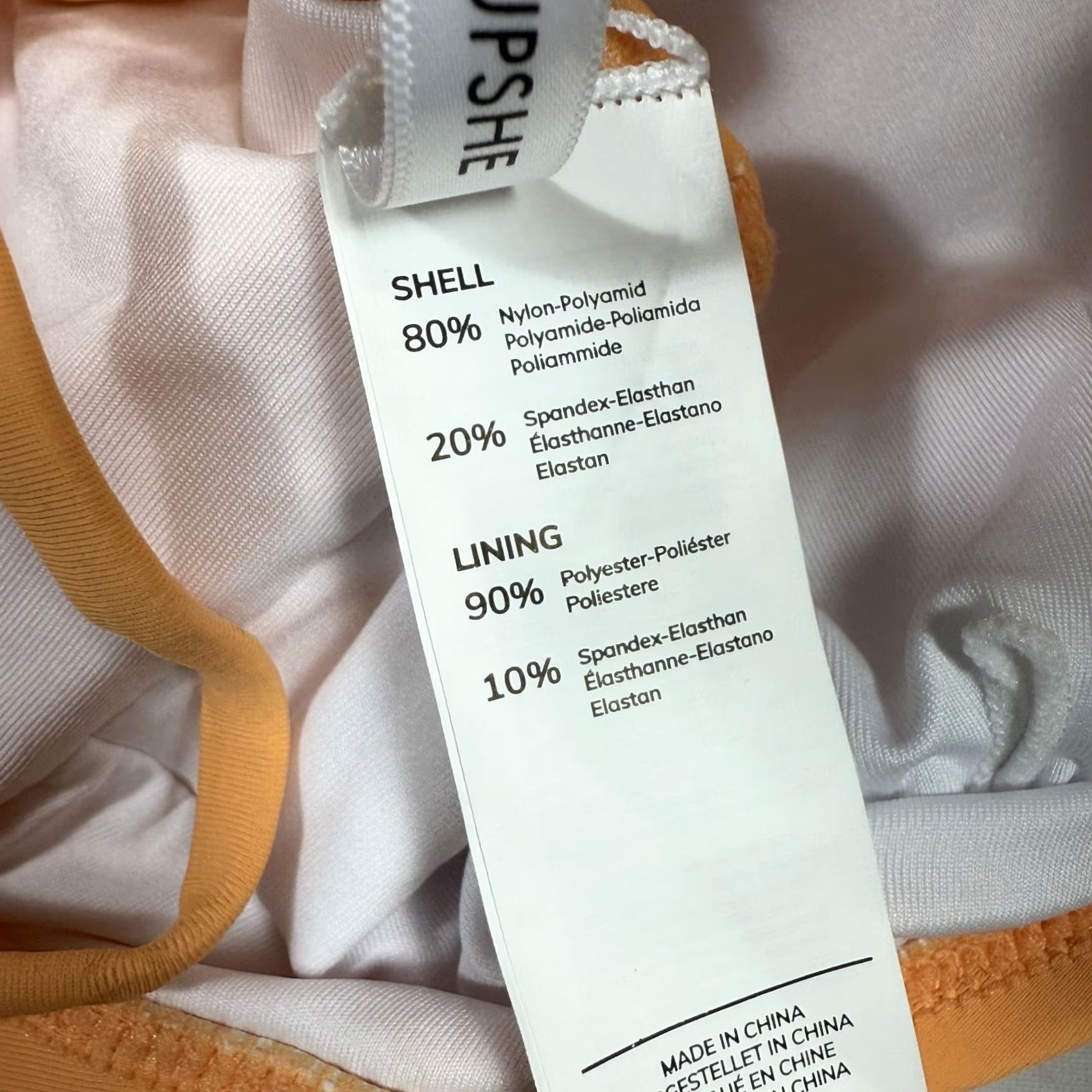 Vintage Cupshe Orange Bralette Swim Top Padded Wrap Front Lace Up Back M NWT User Adult Womens Neckline Swimsuit Top Size M / US 6-8 / IT 42-44 - 4 Thumbnail