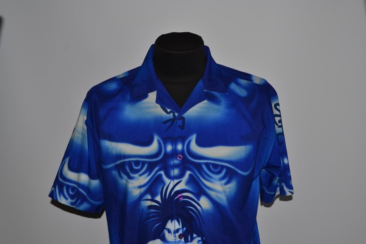 Band Tees × Vintage Giorgio Short Sleeve Anime Casual Button-Down Shirts Size M Size US M / EU 48-50 / 2 - 2 Thumbnail