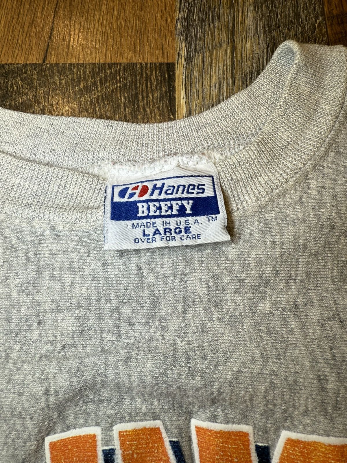 Hanes Vintage 80’s Hanes Beefy University of Illinois Crewneck Size US L / EU 52-54 / 3 - 7 Thumbnail