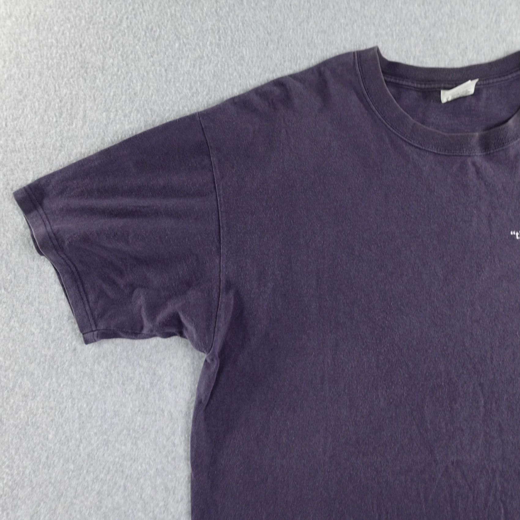 Anvil VINTAGE Nike Rock T-Shirt Mens XL Blue 23X30 Rock Hall of Fame Museum Tshirt Anvil Brand Logo Short Sleeve Crew Neck 100% Cotton Size US XL / EU 56 / 4 - 6 Thumbnail