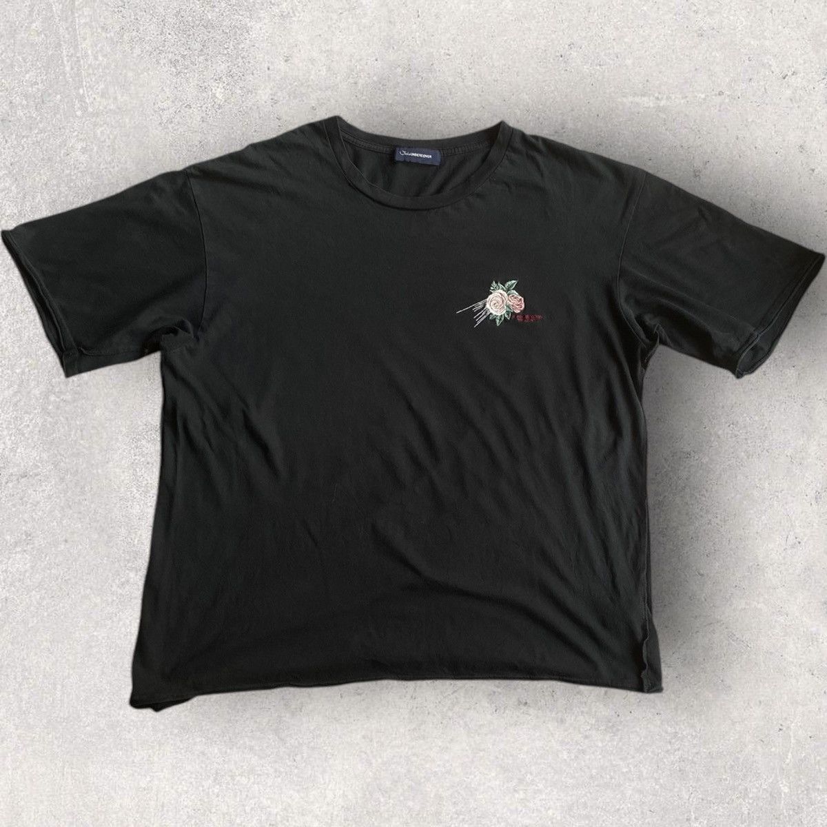 John Undercover × Undercover Rose Embroidered Inside Out Oversize Tee Size US L / EU 52-54 / 3 - 2 Thumbnail