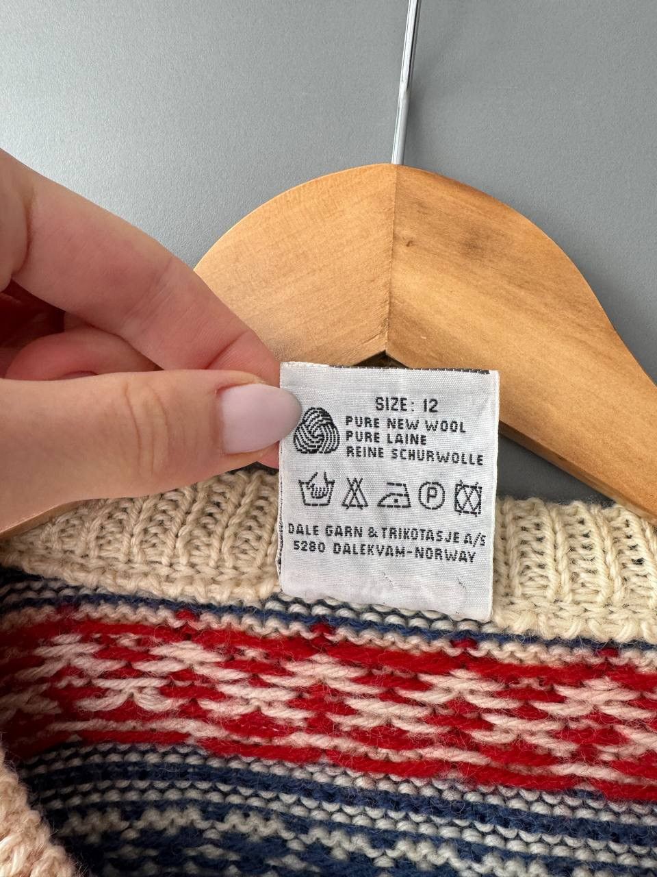 Dale Of Norway × Vintage DALE of NORWAY Pure New Wool Cardigan Winter Knit Vintage Size M / US 6-8 / IT 42-44 - 3 Thumbnail