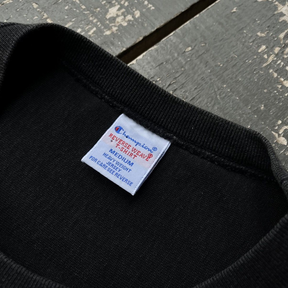 Champion Champion Reverse Weave T-Shirt – Vintage Black (Made in USA) Size US M / EU 48-50 / 2 - 5 Thumbnail