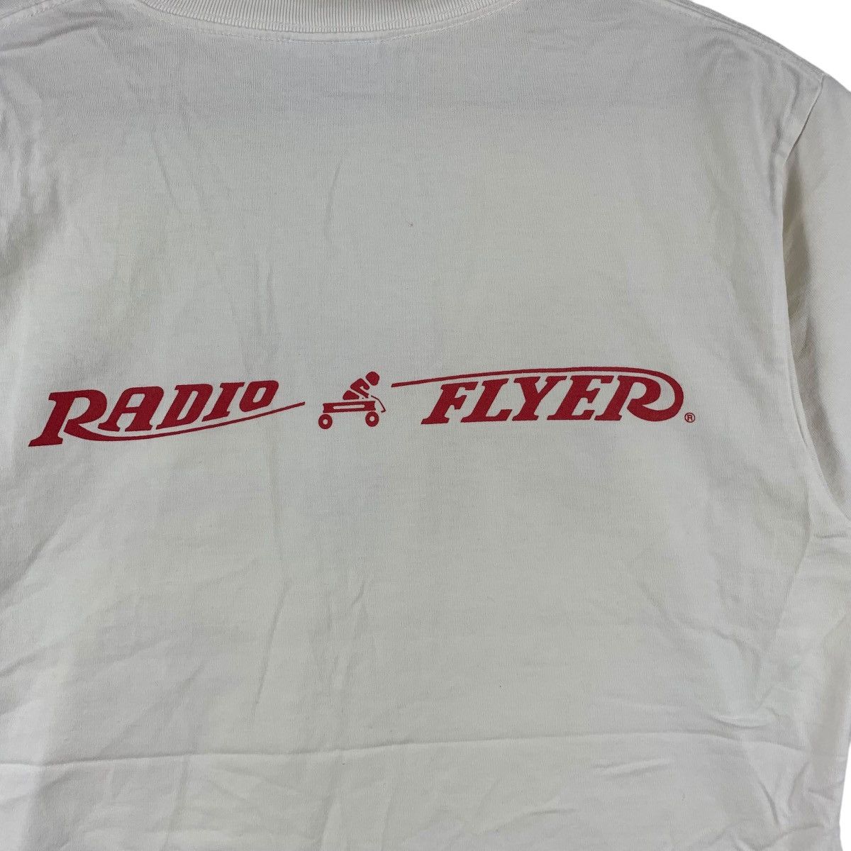 Vintage Vintage RADIO FLYER WAGON Red Toy Scooter Tee Shirt Top Size US M / EU 48-50 / 2 - 6 Thumbnail