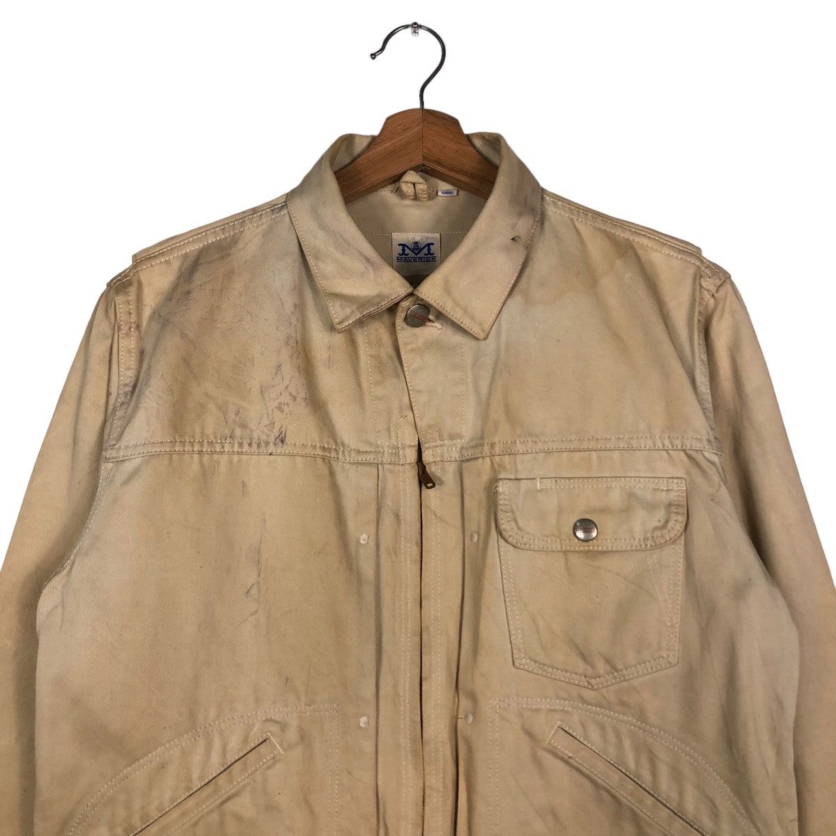 Japanese Brand 🔥Vintage 60’s Cropped Biker Jacket Maverick Talon Zipper Size US L / EU 52-54 / 3 - 3 Thumbnail