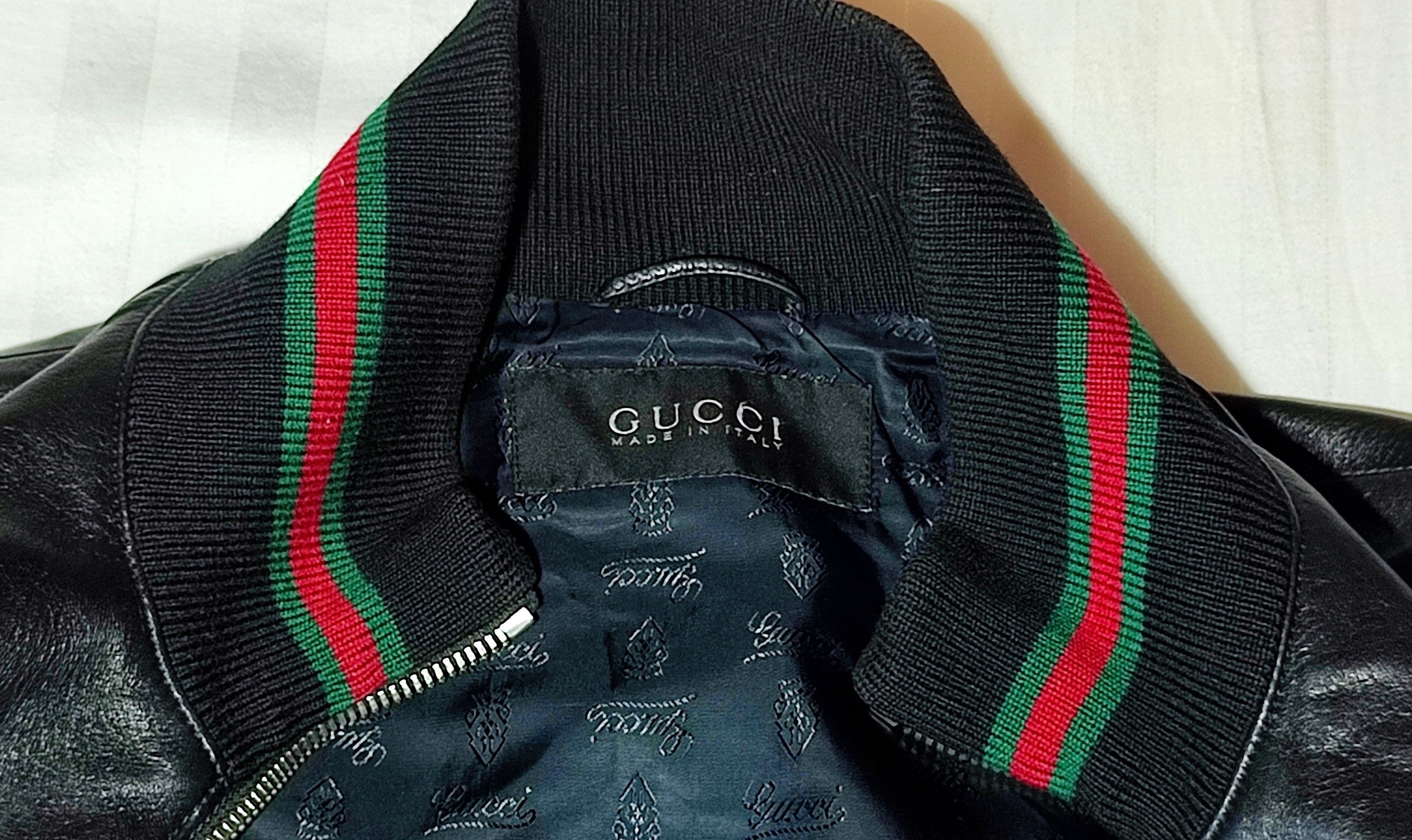 Gucci Bomber Cuir Gucci comme Neuf Size US L / EU 52-54 / 3 - 11 Thumbnail