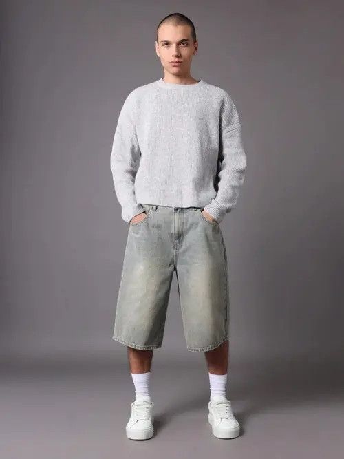 Jean Kotomi x Rieko Vintage retro Shorts Jorts jeans washed Size US 32 / EU 48 - 3 Thumbnail