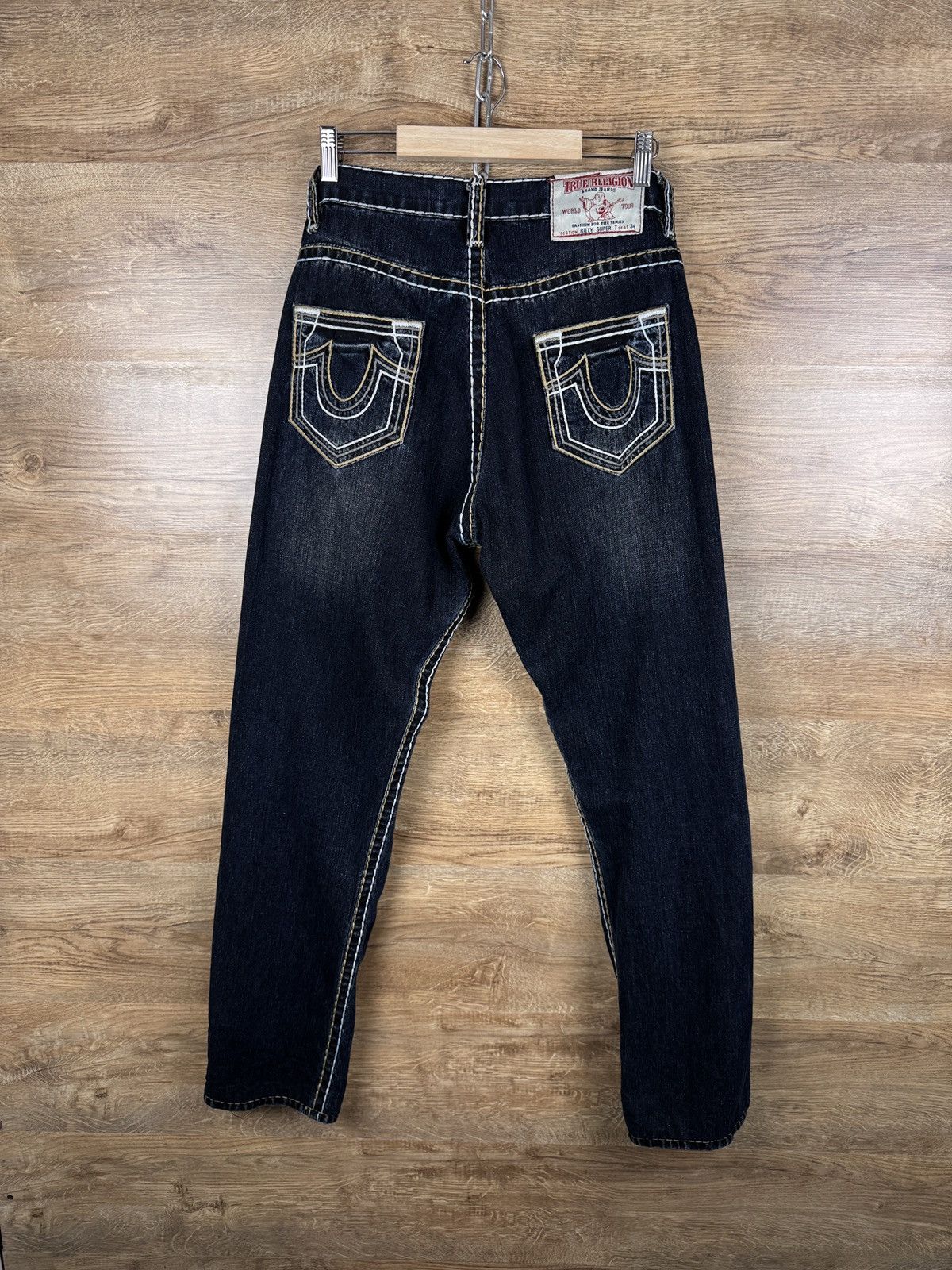 Japanese Brand × True Religion × Vintage Mens Vintage True Religion jeans Japanese denim baggy rare Size US 31 - 1 Thumbnail