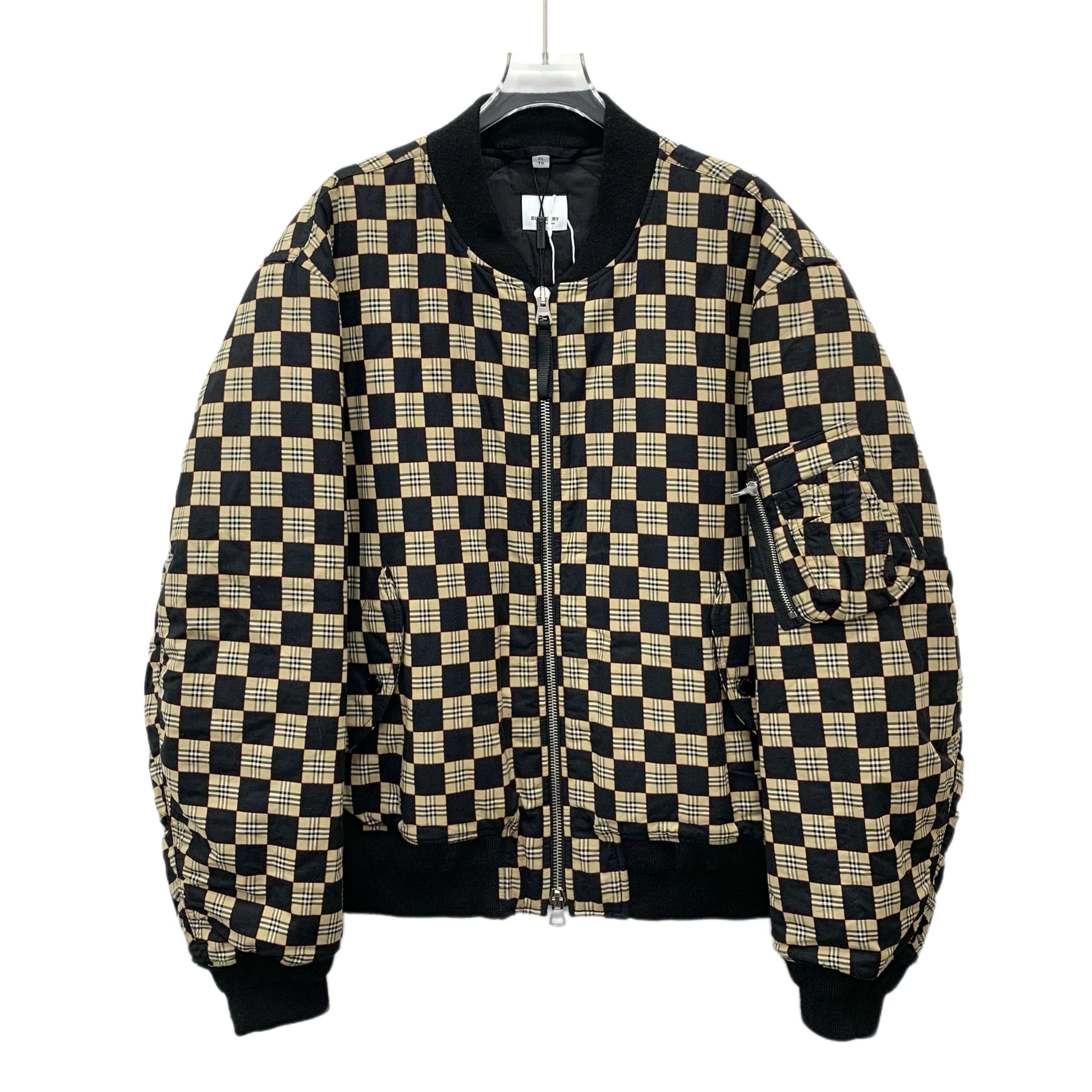 Burberry Burberry Colorblock Check Bomber Jacket (XL) Size US XL / EU 56 / 4 - 1 Thumbnail