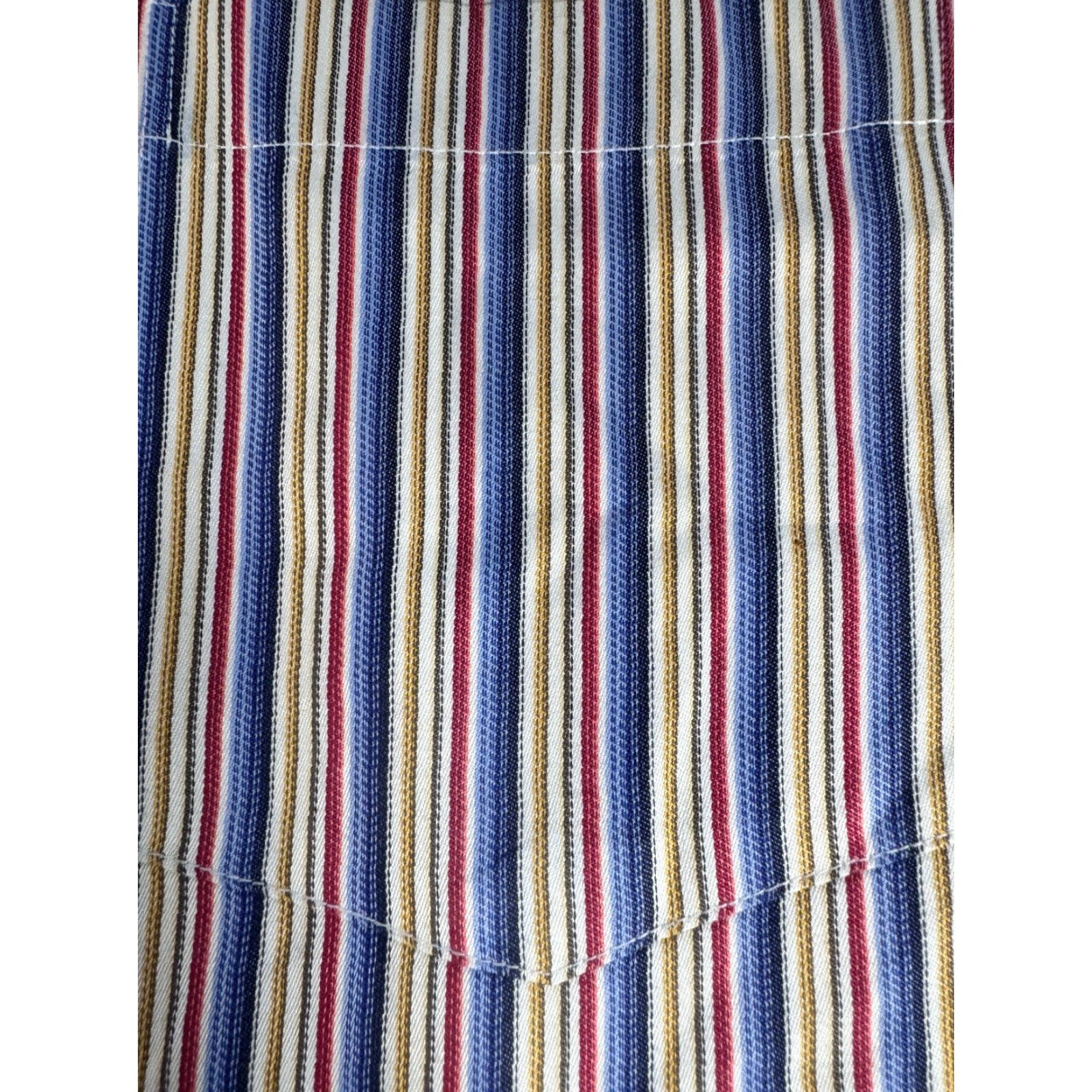 BUGATCHI Bugatchi Uomo Striped Shirt Long Sleeve Button Down Mens L 100% Cotton Multicolor Dress Shirt 1752 Size US L / EU 52-54 / 3 - 3 Thumbnail