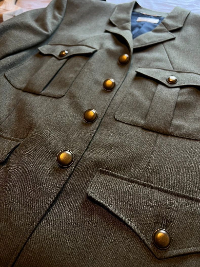Saint Laurent Paris Saint Laurent Paris Military Green Palace Jacket-2506 Size US L / EU 52-54 / 3 - 2 Thumbnail