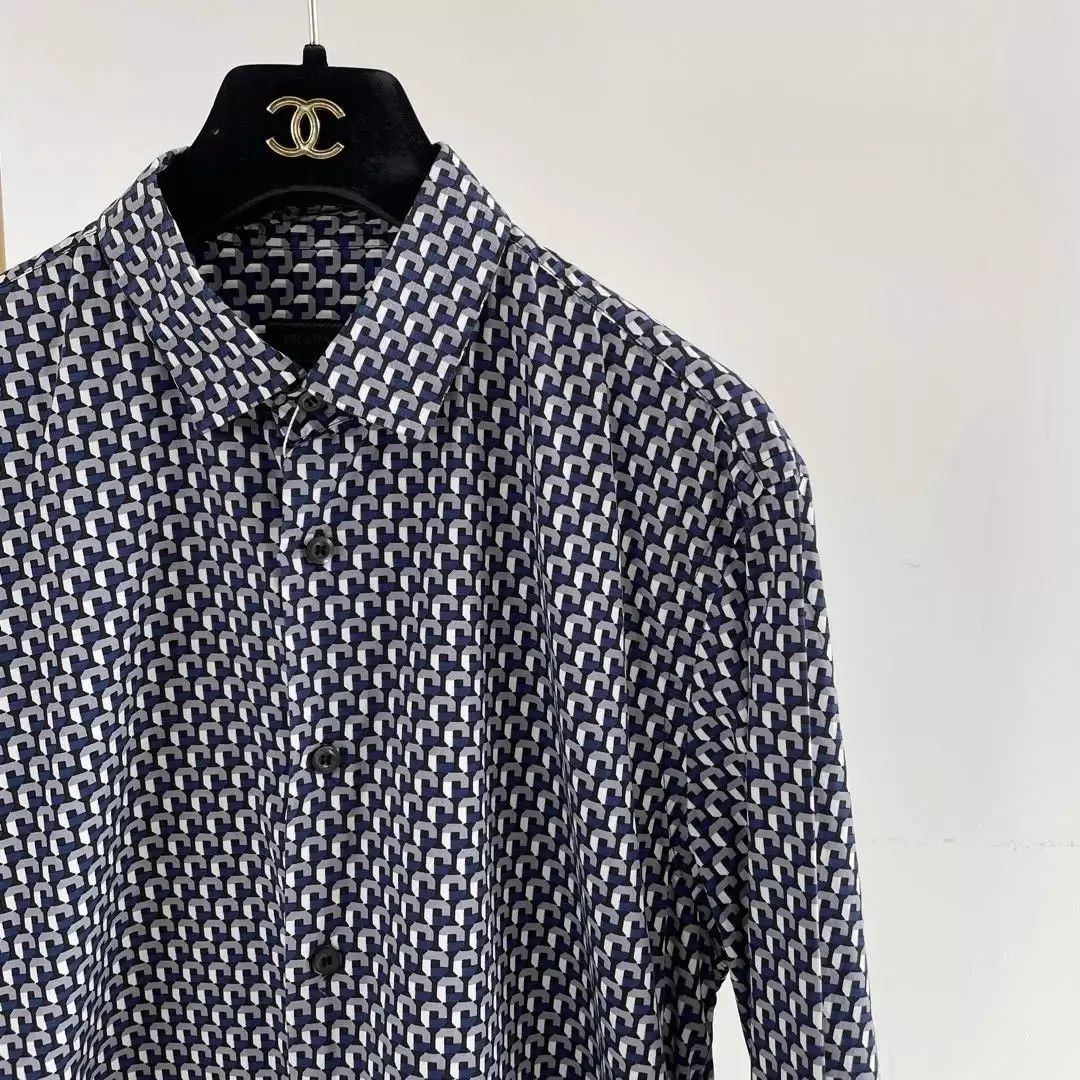 Prada Prada Men's Blue Shirt 41 EU Size US L / EU 52-54 / 3 - 3 Thumbnail