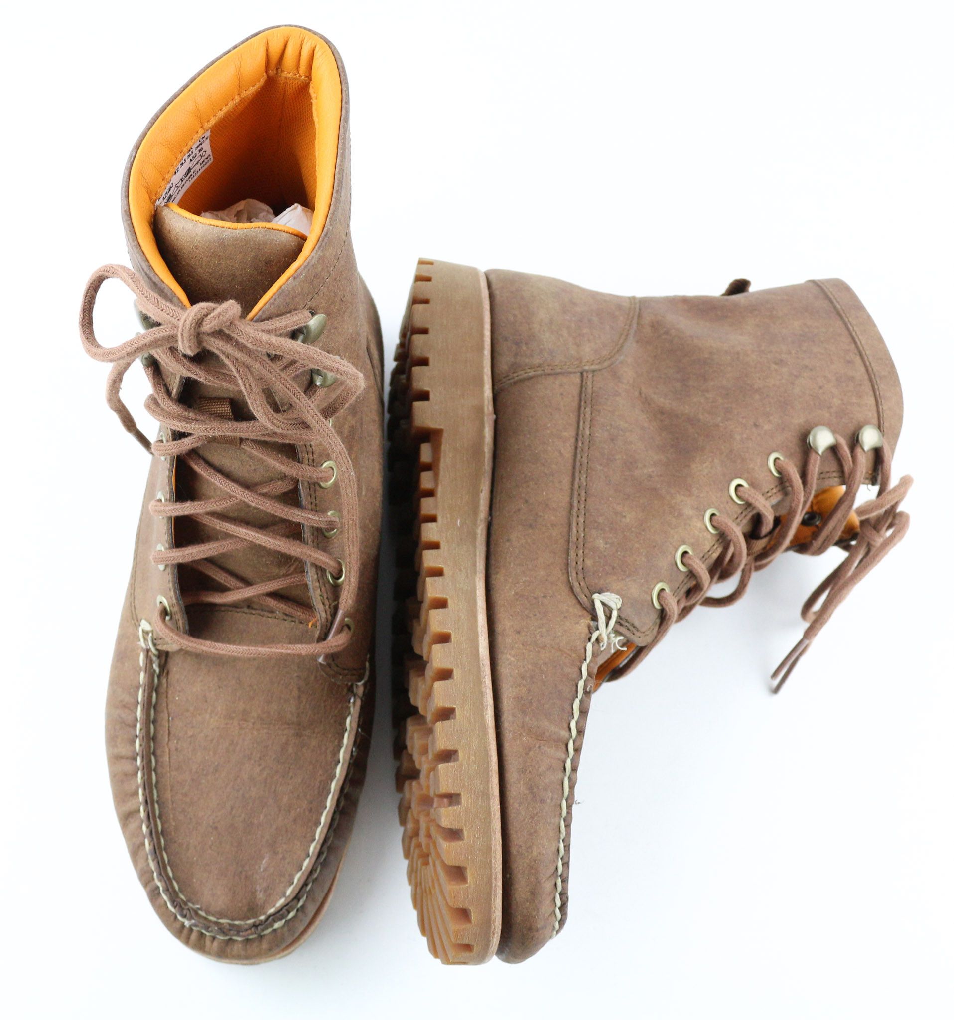 Timberland A2HB2 UK8 Brown Leather Almond ReBOTL 79837 Size US 8.5 / EU 41-42 - 5 Thumbnail