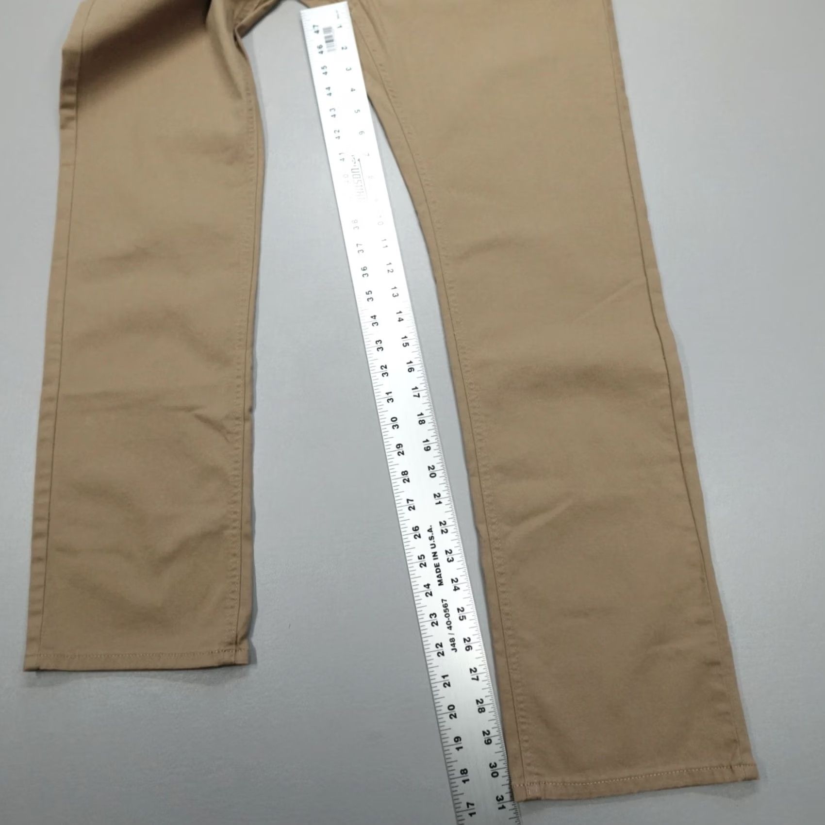 Buffalo David Bitton Buffalo David Bitton Jeans Beige Dark Straight Six Pants Men 32x32 Regular 5-Pocket Cotton Blend Denim Jeans Mens Size US 32 / EU 48 - 7 Thumbnail