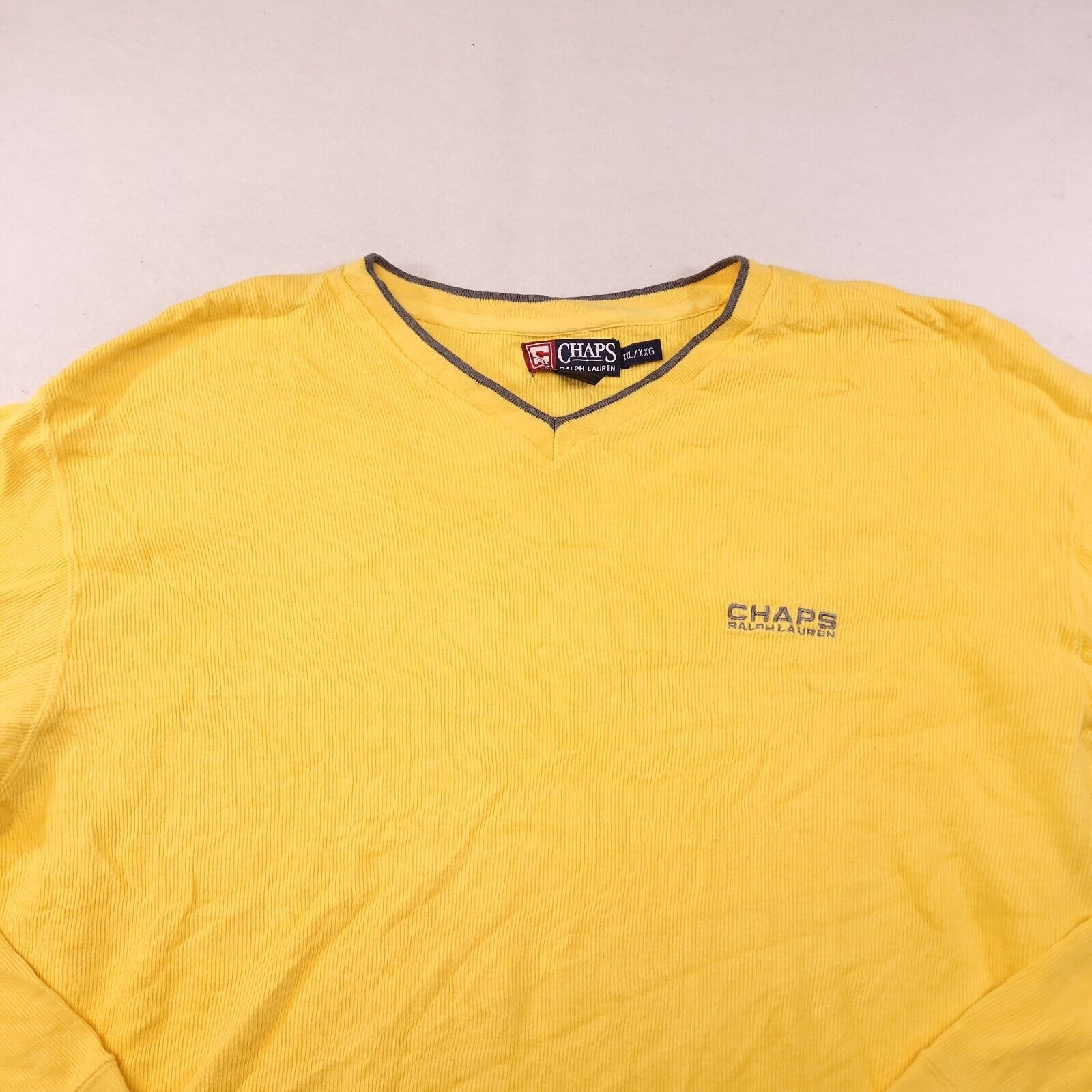 Chaps Chaps Long Sleeve Pullover Sweater Mens Size 2XL Yellow Size US XXL / EU 58 / 5 - 1 Thumbnail