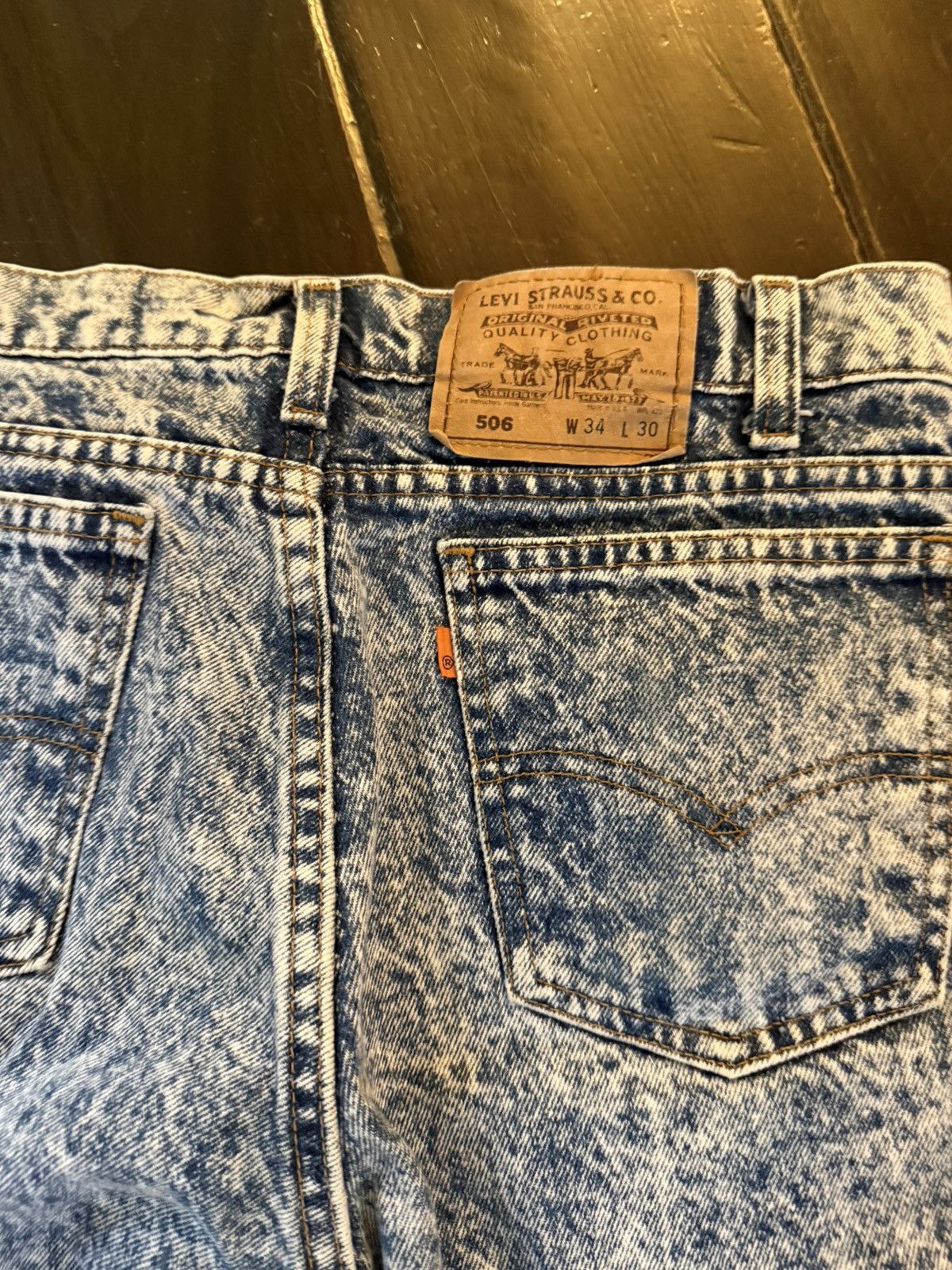 Levi's Levi's Vintage Orange Tabs 1980s Size US 34 / EU 50 - 4 Thumbnail
