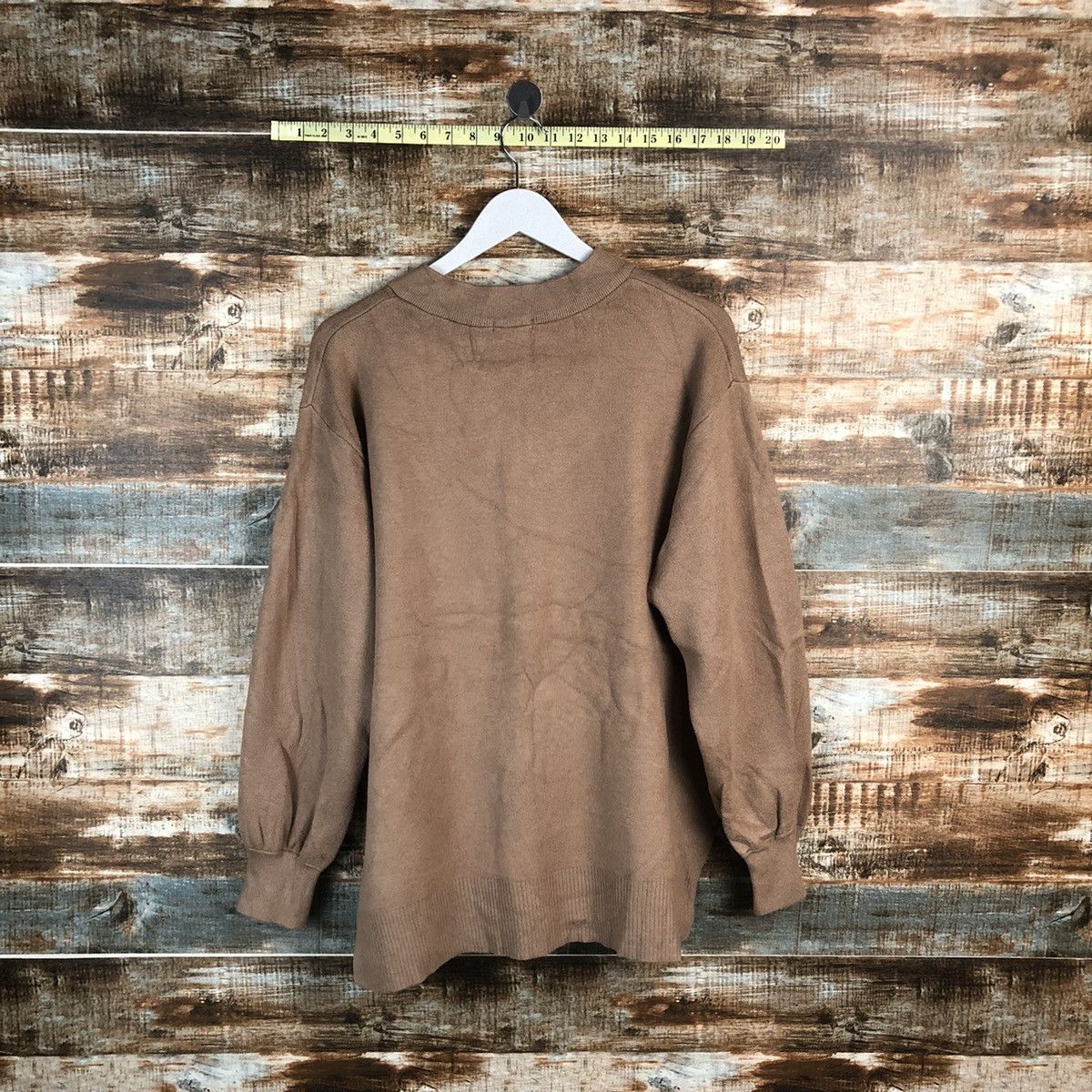 GU × Homespun Knitwear GU Brown vintage Knitwear #A1794 Size US L / EU 52-54 / 3 - 12 Thumbnail