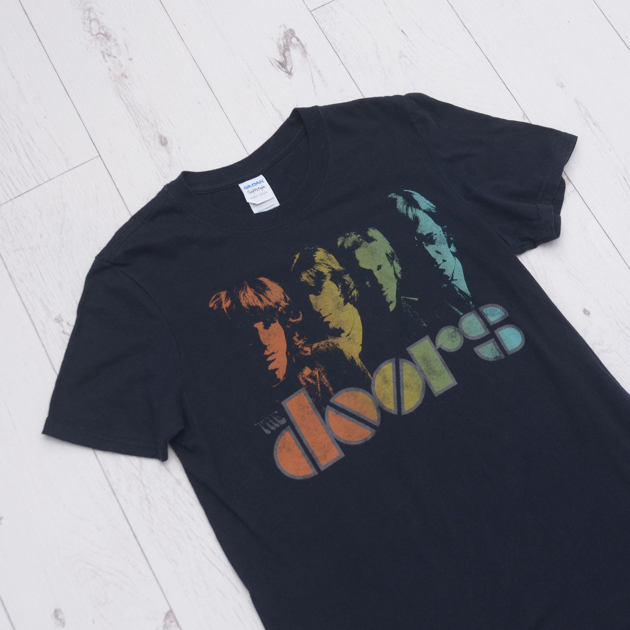 Band Tees The DOORS Merch Rock T-shirt Jersey Black Size S Unisex Size US S / EU 44-46 / 1 - 2 Thumbnail