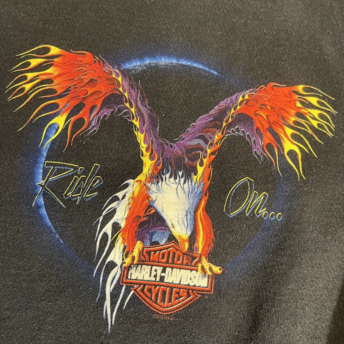 Harley Davidson Vintage 90s Harley Davidson Sweatshirt Eagle Size XXL ERD Size US XXL / EU 58 / 5 - 8 Thumbnail