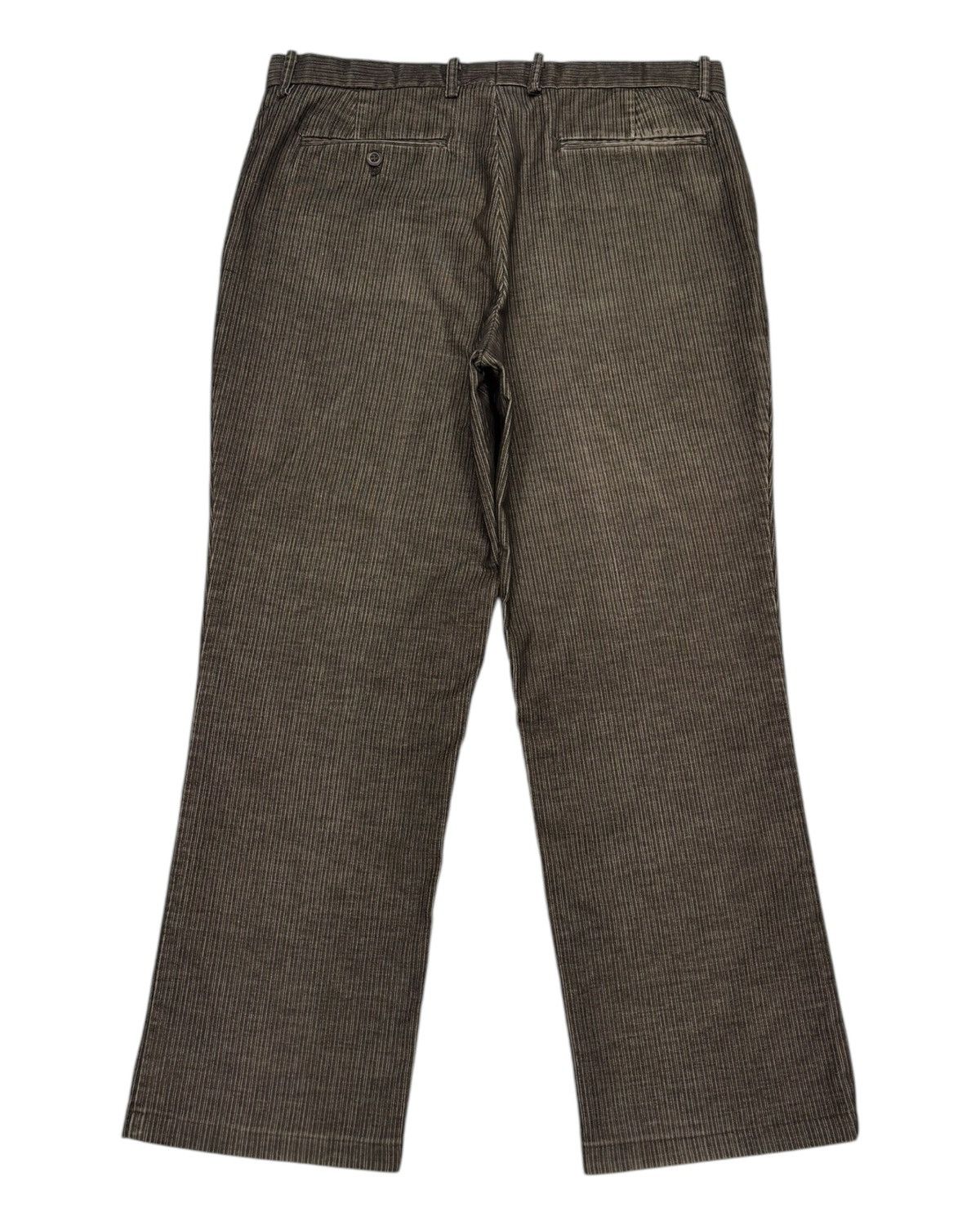 Kansai Yamamoto × Y's for Men × Yohji Yamamoto KANSAI YAMAMOTO BAGGY WIDE PANTS STRIPED Size US 34 / EU 50 - 2 Thumbnail